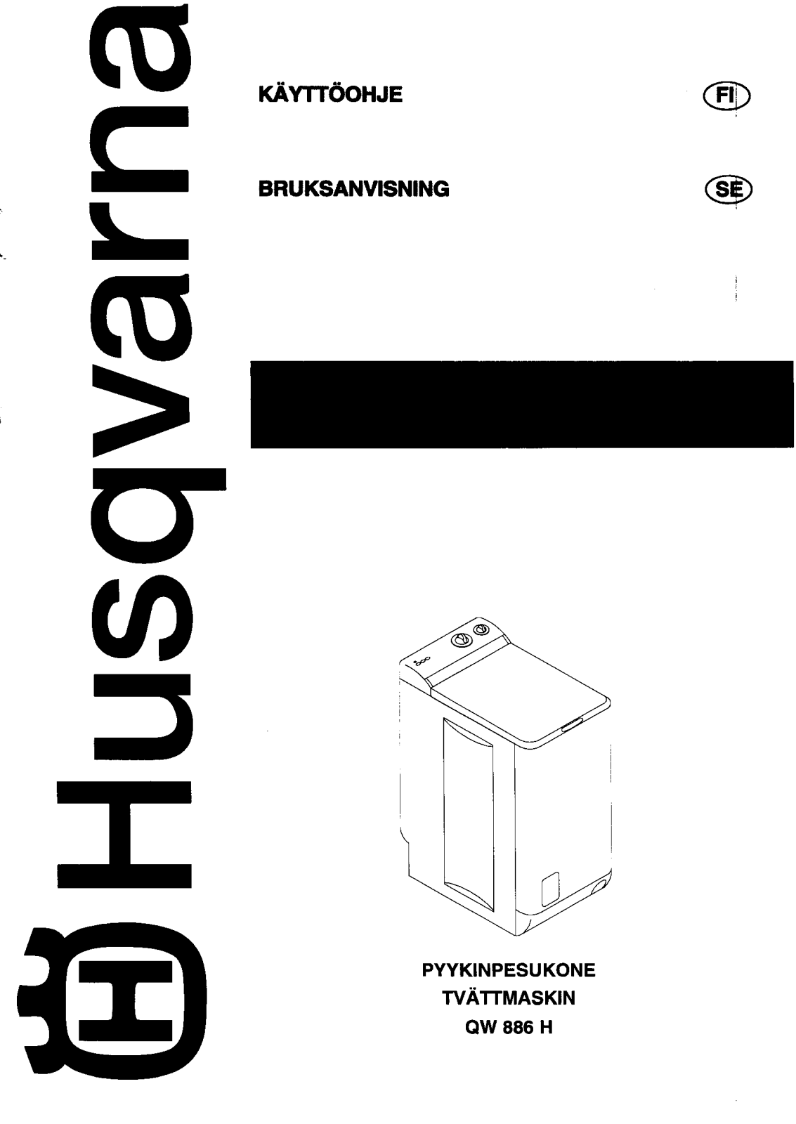 Husqvarna QW886H User Manual