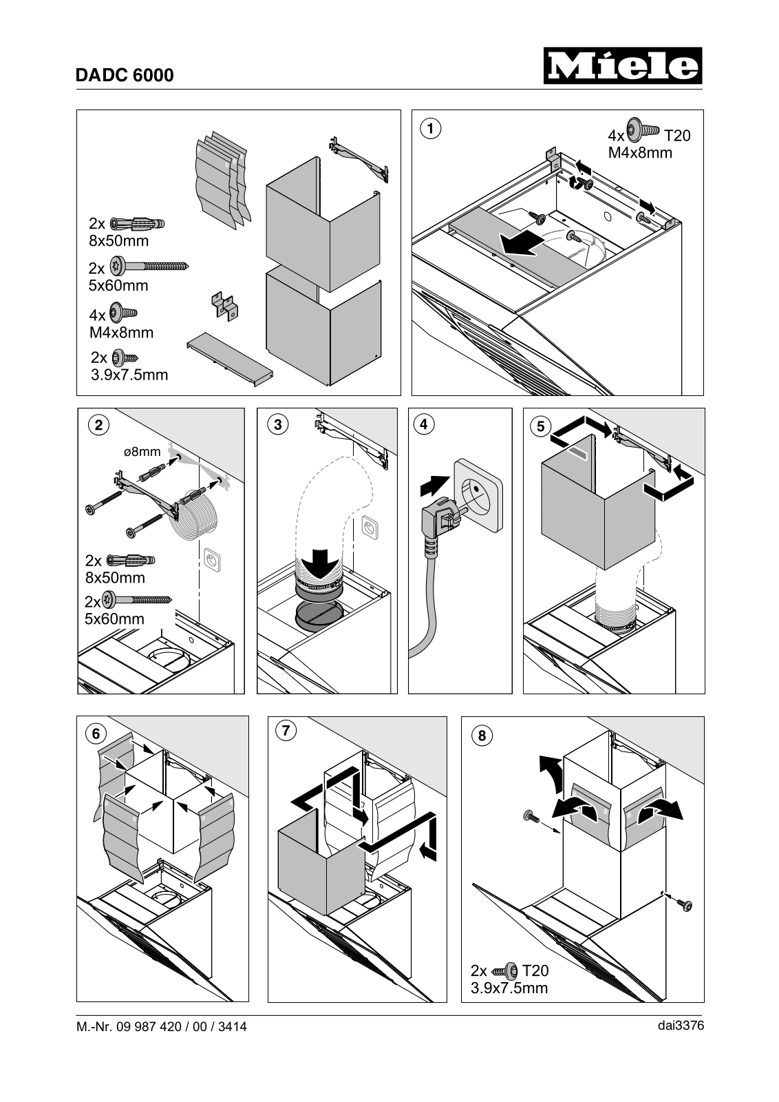 Miele DADC6000 User Manual