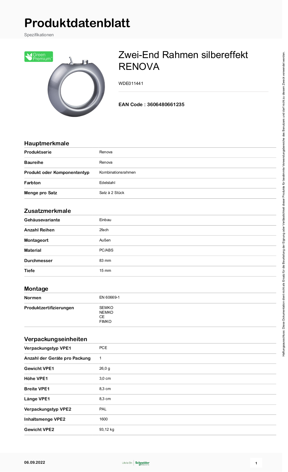 ELSO WDE011441 Datasheet - ManualMachine.com