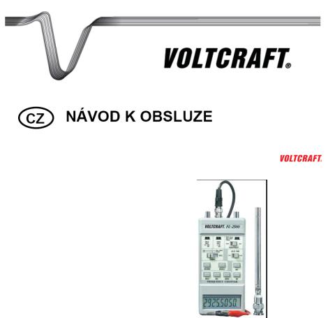 VOLTCRAFT FC-2500 User guide