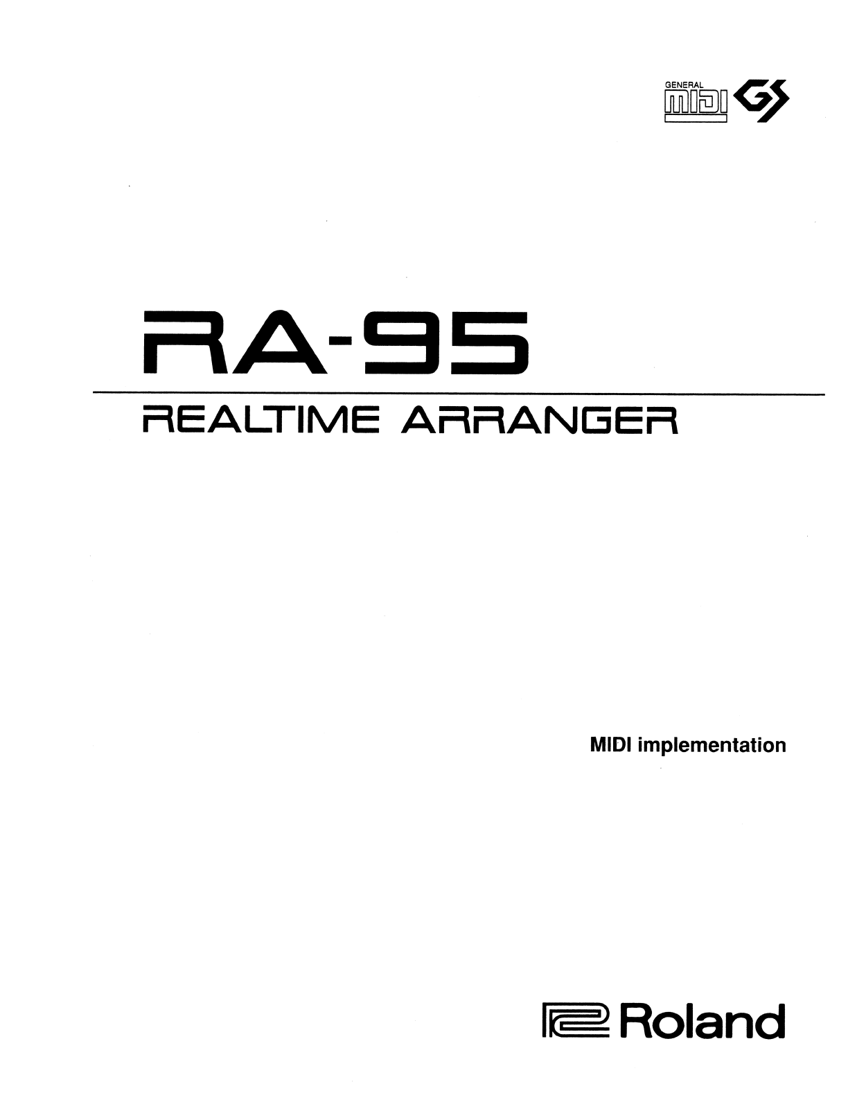 Roland RA-95 Implementation