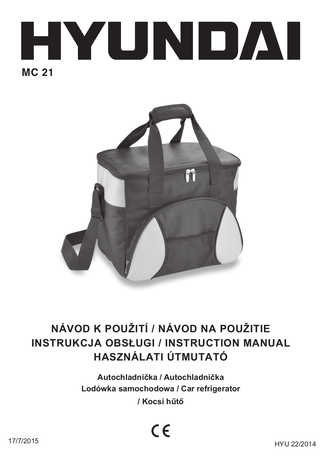 Hyundai MC 21 User Manual