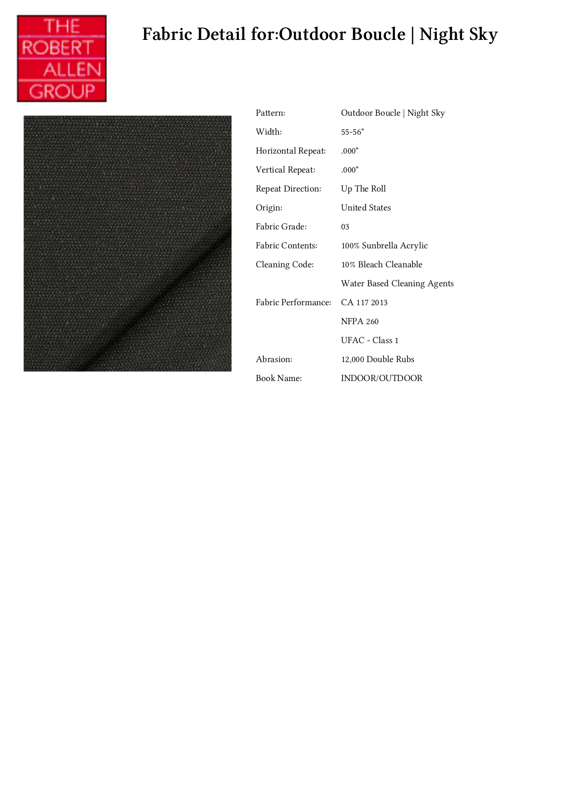 Robert Allen RALF1577 Specifications - ManualMachine.com