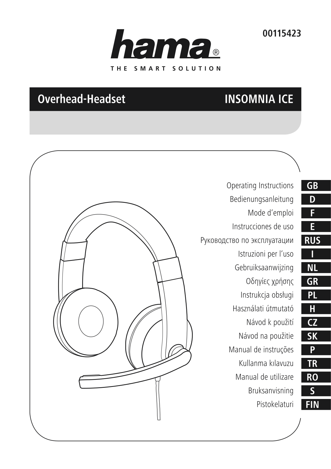 Hama Insomnia ice operation manual