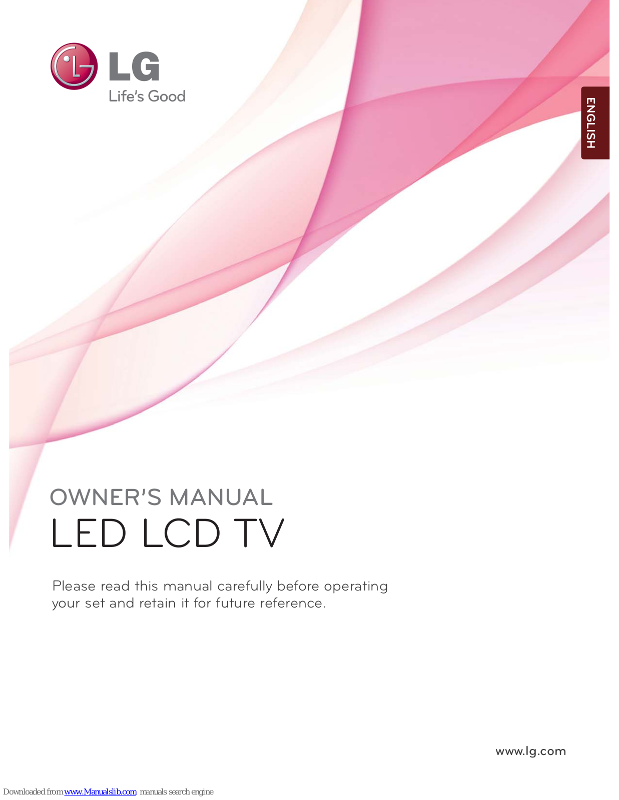 LG 47LX9 series, 55LX9 series, 47LX9500-ZA, 47LX950N-ZA, 47LX9800-ZA Owner's Manual