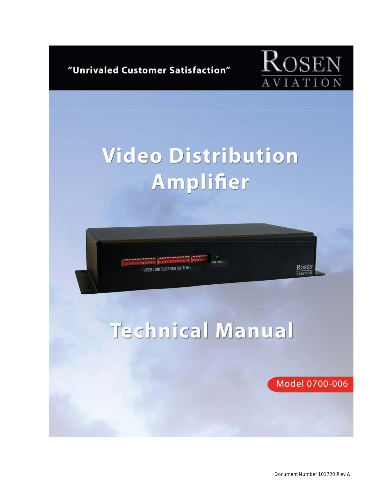 Rosen Aviation 0700-006 User Manual