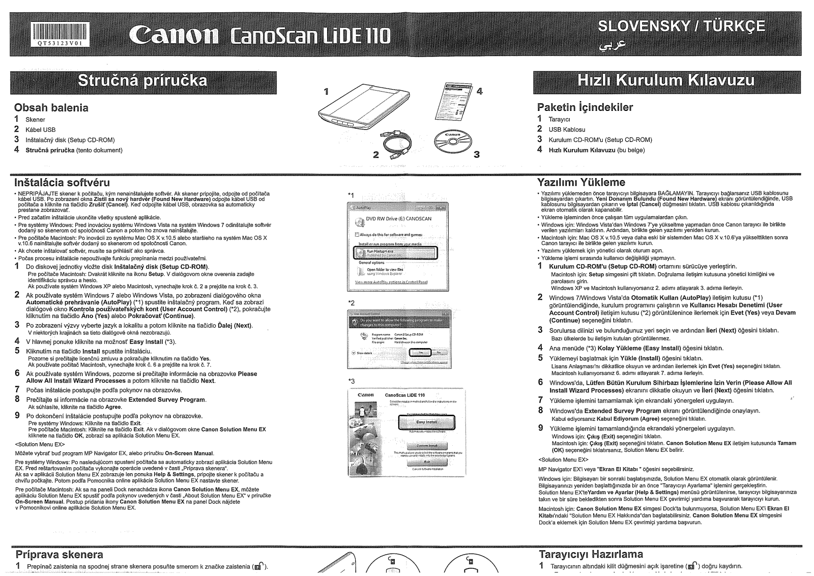 Canon CanoScan LiDE 110 User manual