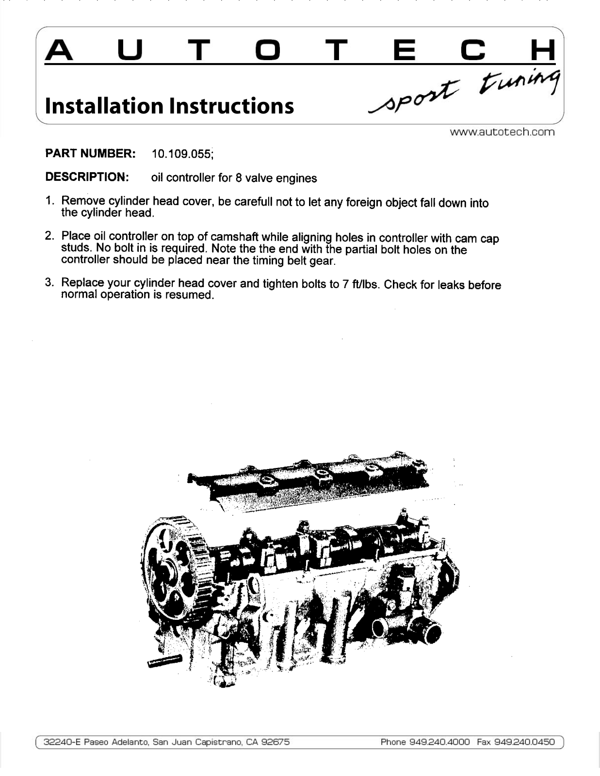 Autotech 10.109.055 User Manual