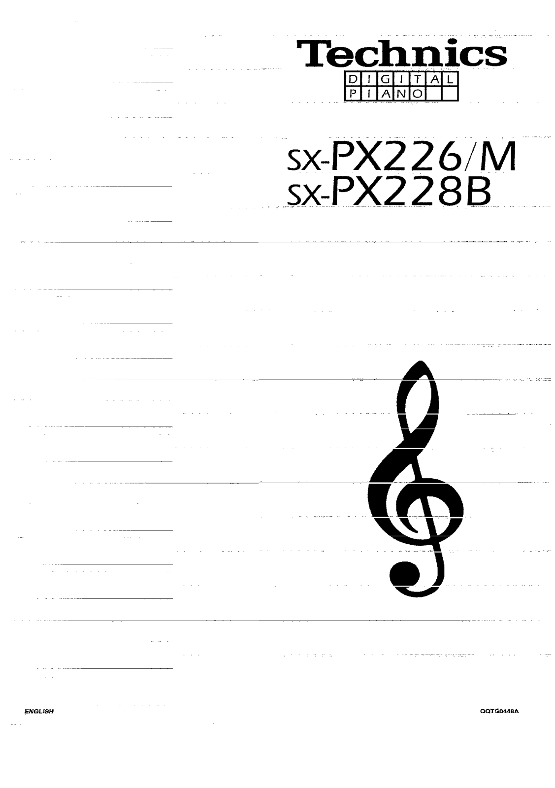 Panasonic SX-PX226 User Manual