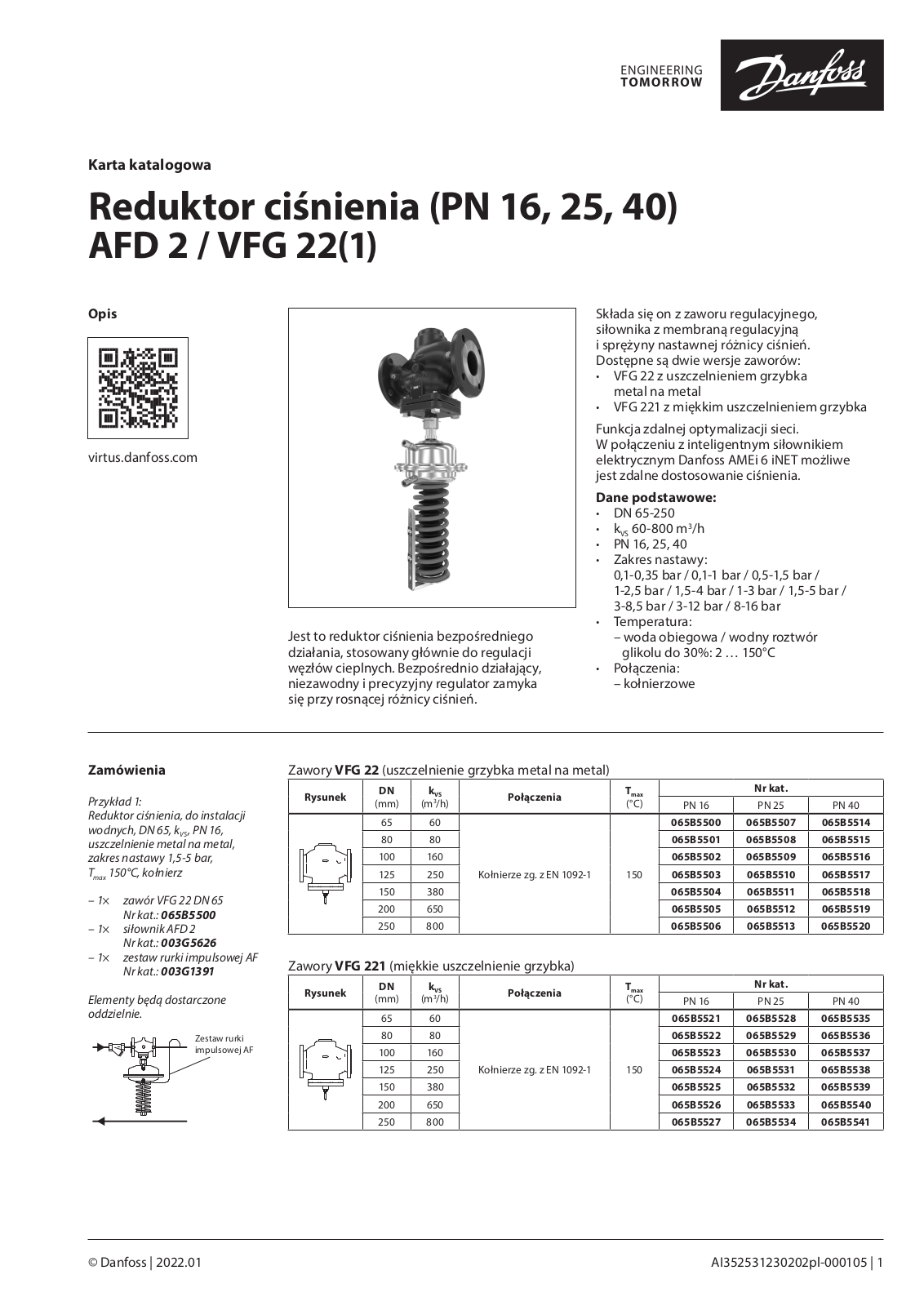 Danfoss AFD 2 Data sheet