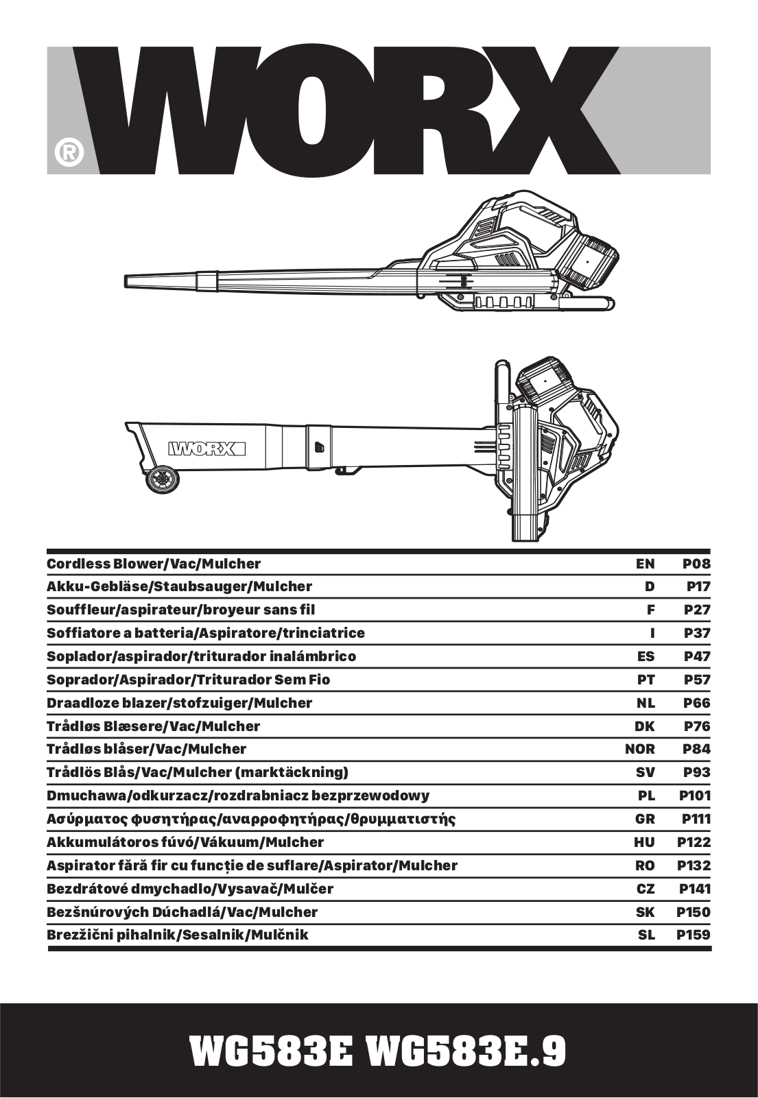 Worx WG583E, WG583E.9 User guide - ManualMachine.com