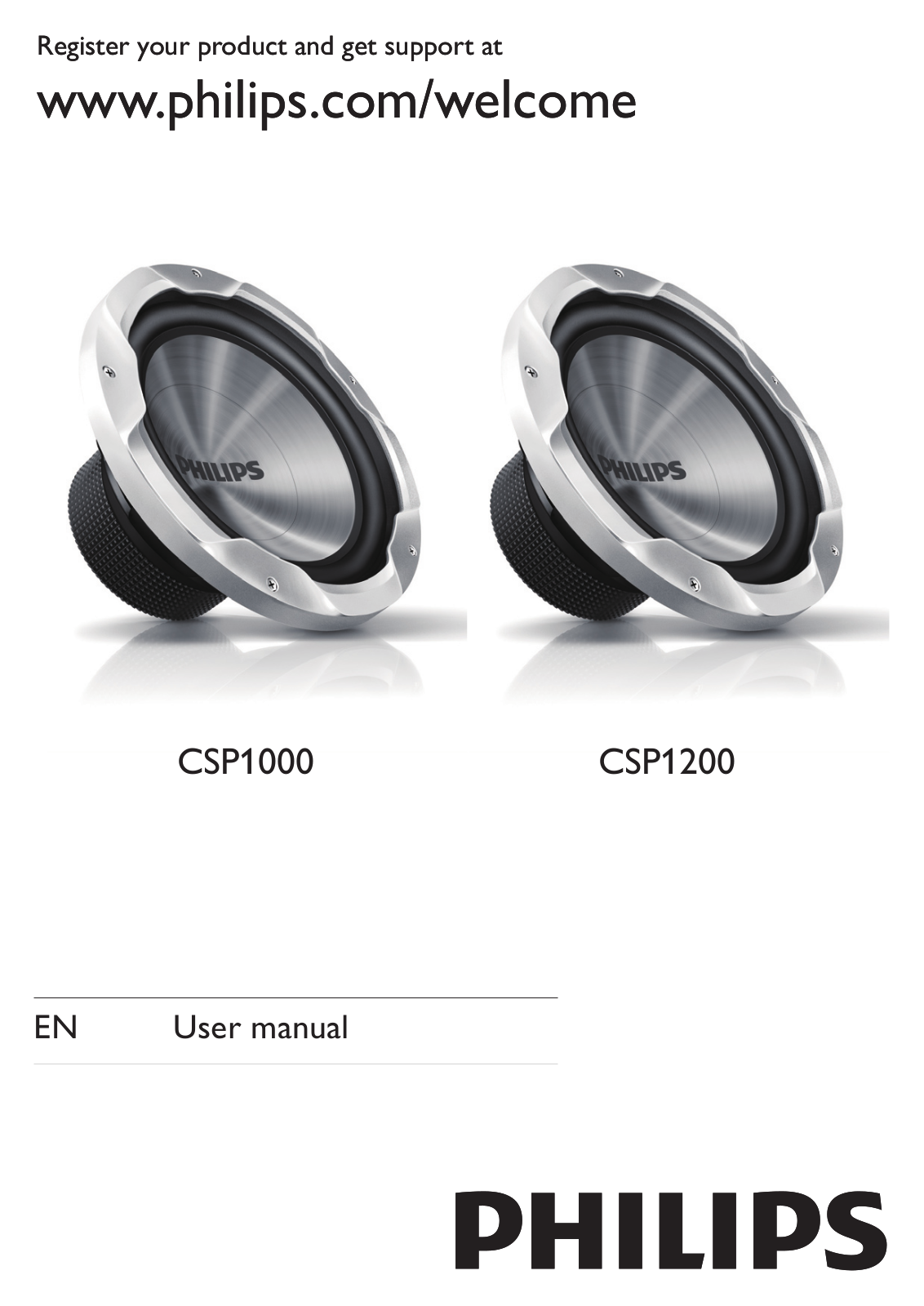 Philips CSP1000, CSP1200 User Manual