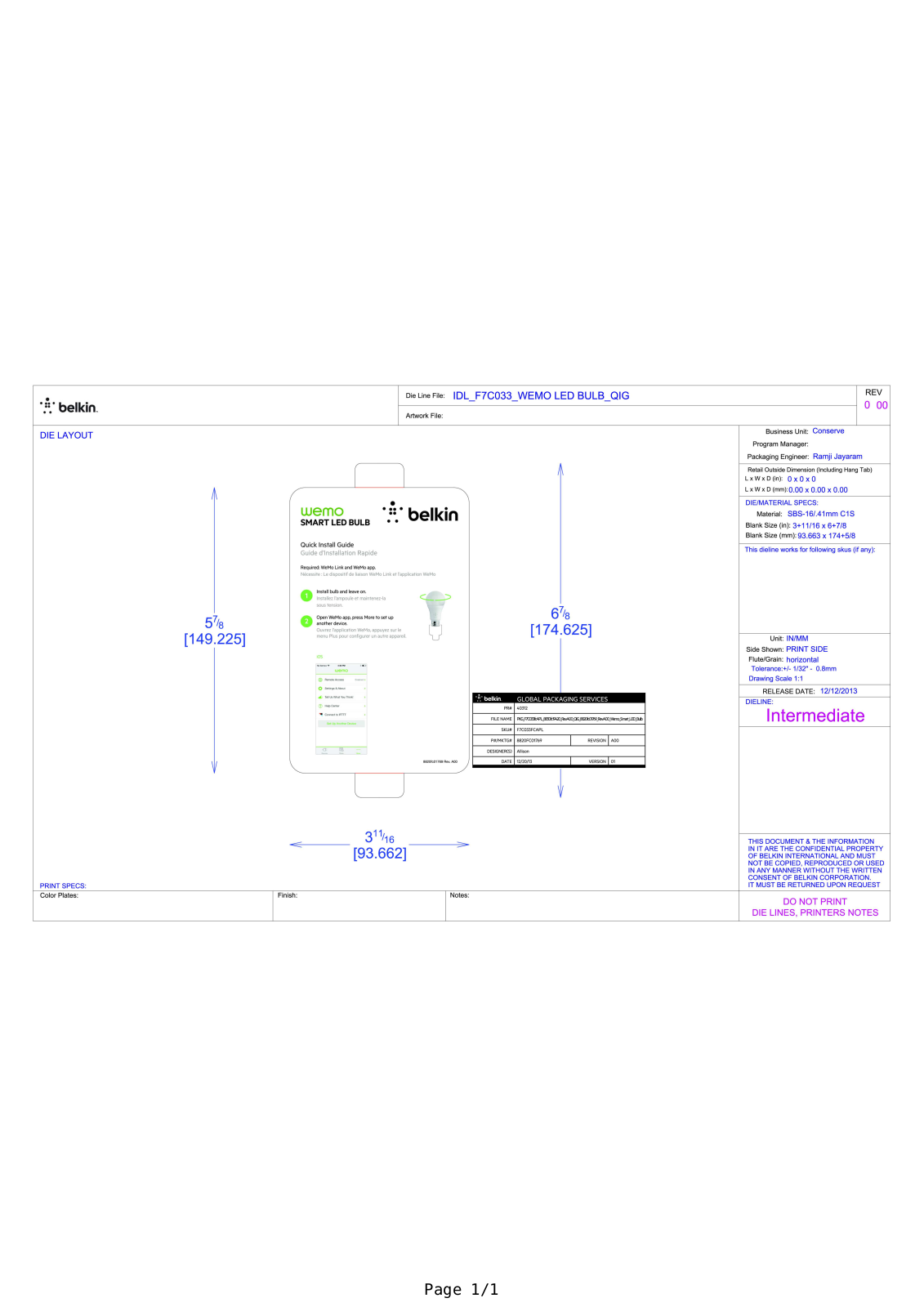 Belkin F7C033 User Manual