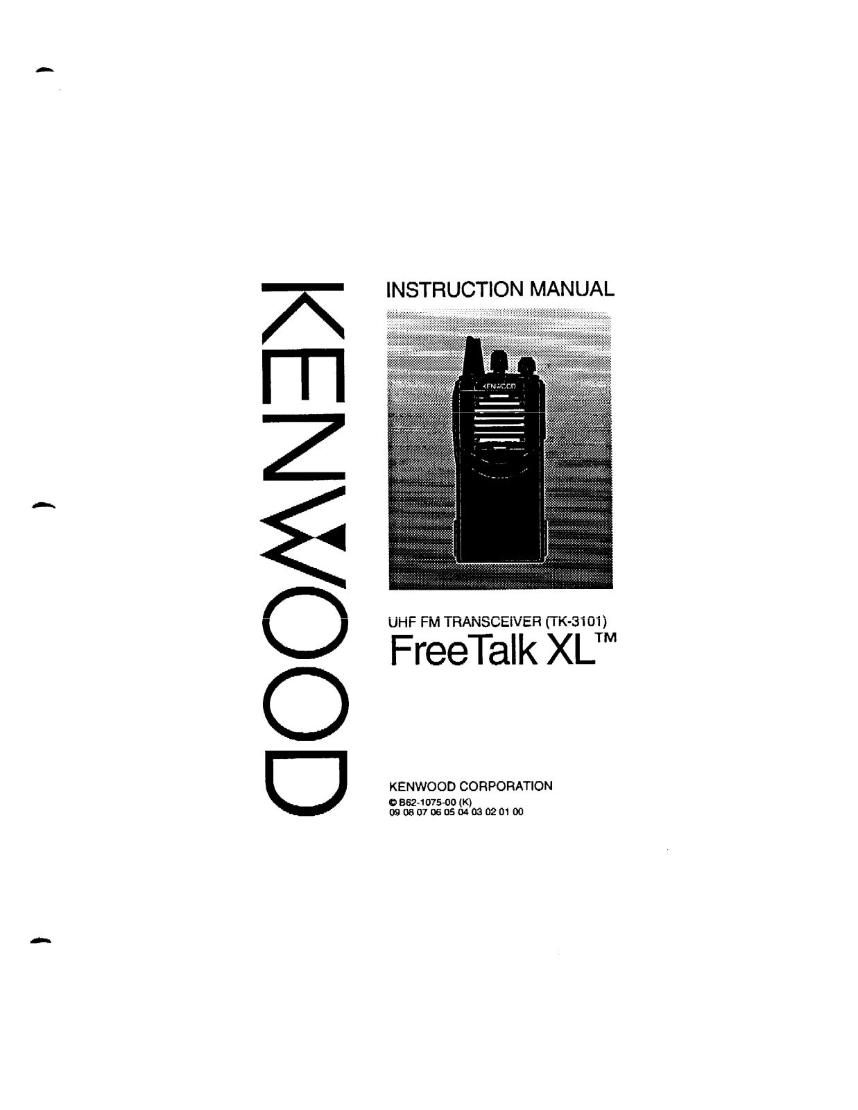 Kenwood TK-3101 Owner's Manual