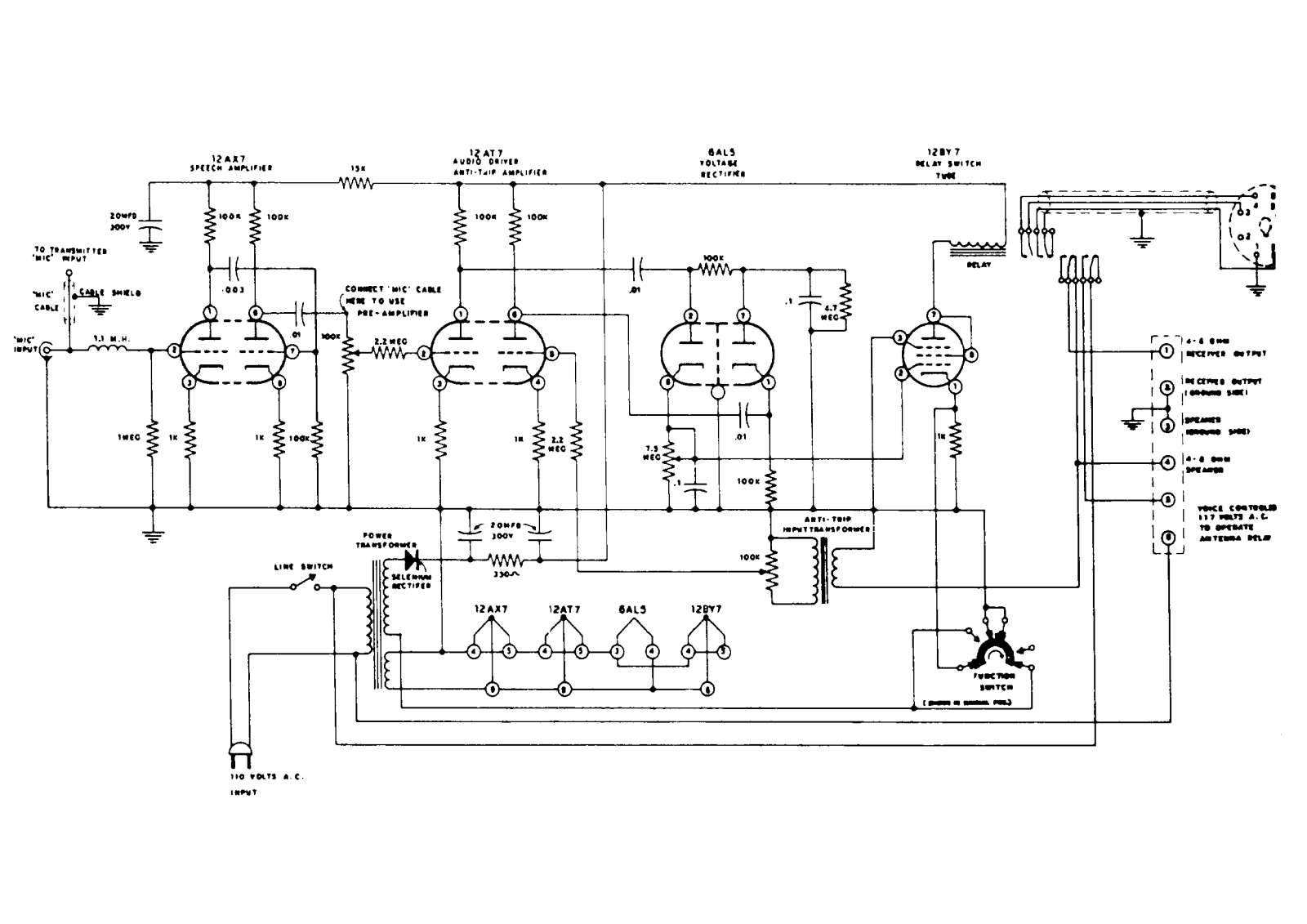 Heathkit vx 1 voice schematic