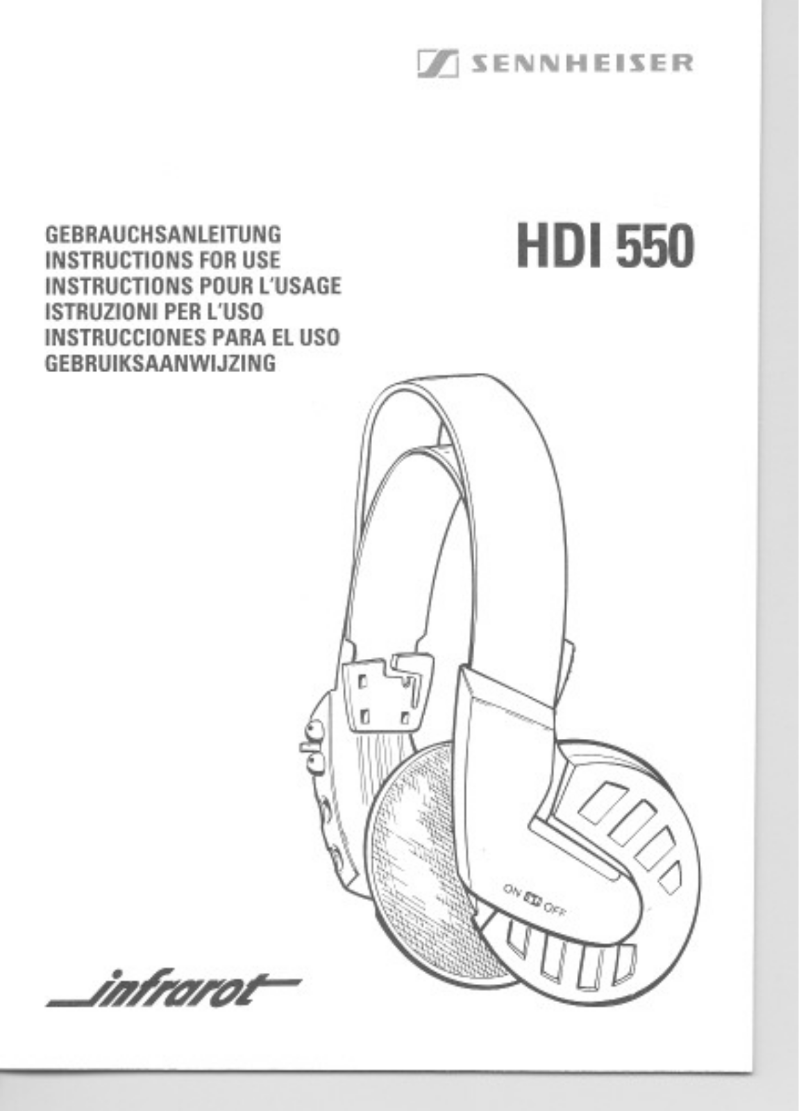 Sennheiser HDI550 User Manual