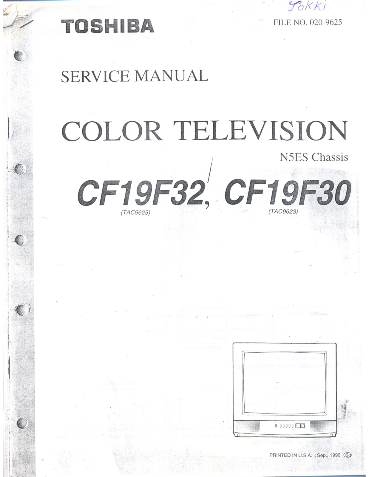 Toshiba CF-19F32, CF-19F30 Schematic