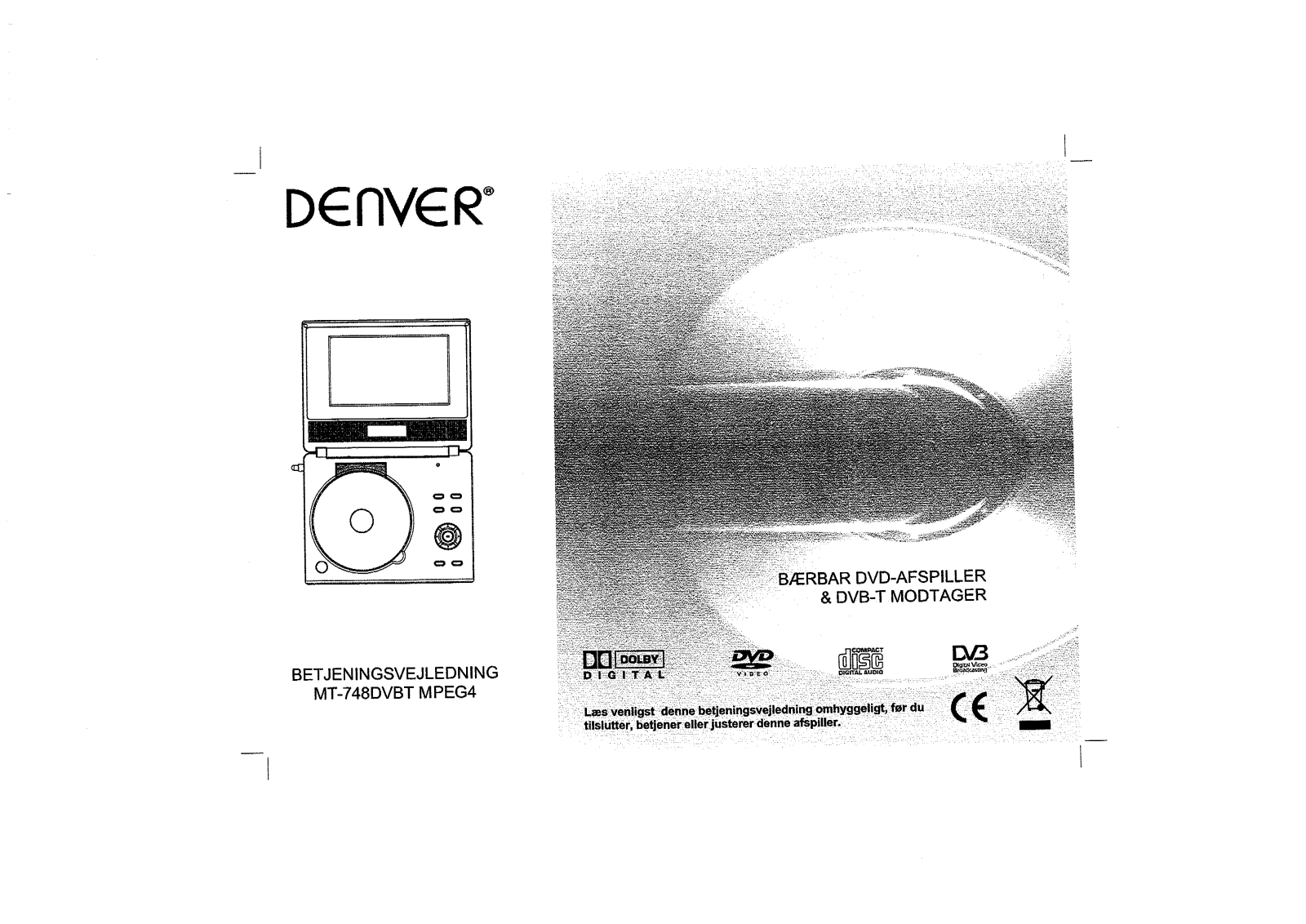 Denver MT-748DVBT User Manual