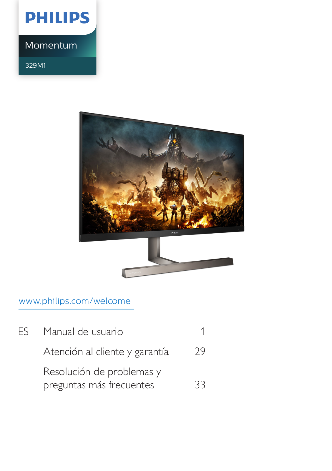 Philips 329M1RV/89 user manual