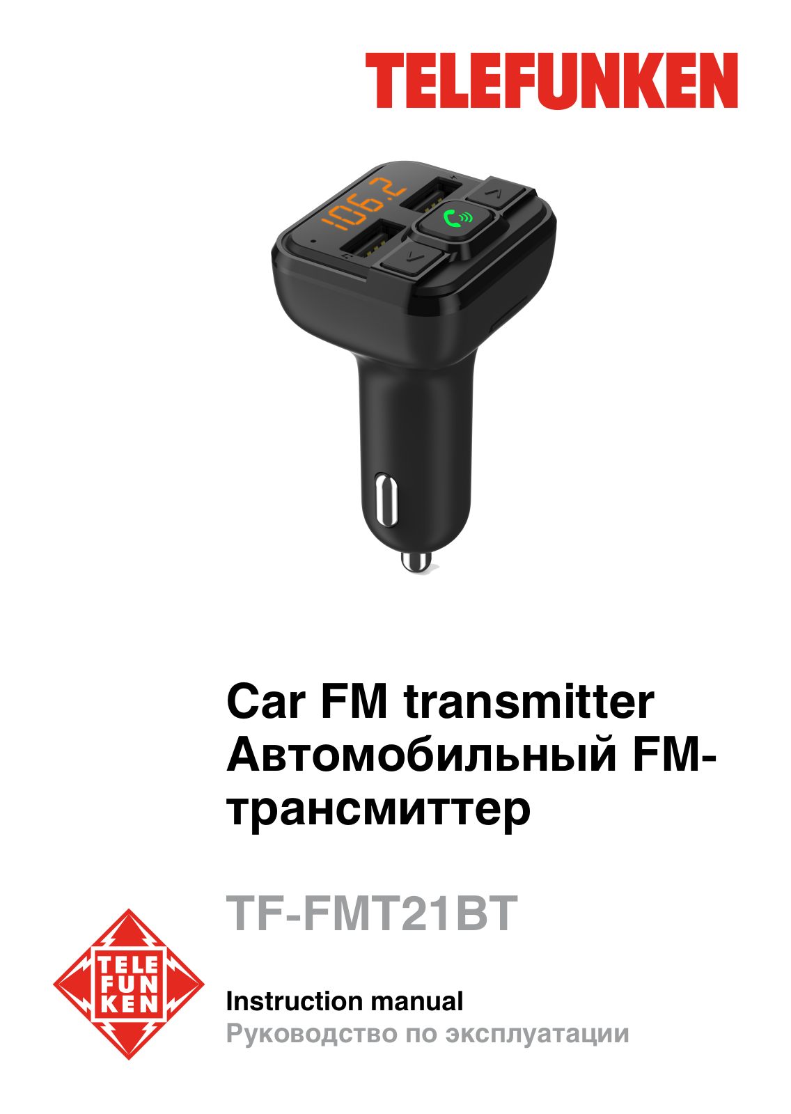 Telefunken TF-FMT21BT User Manual