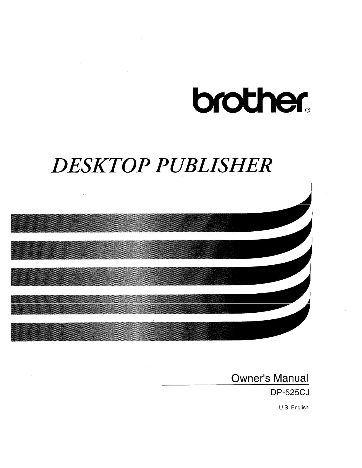 Brother DP525CJ Owner's Manual