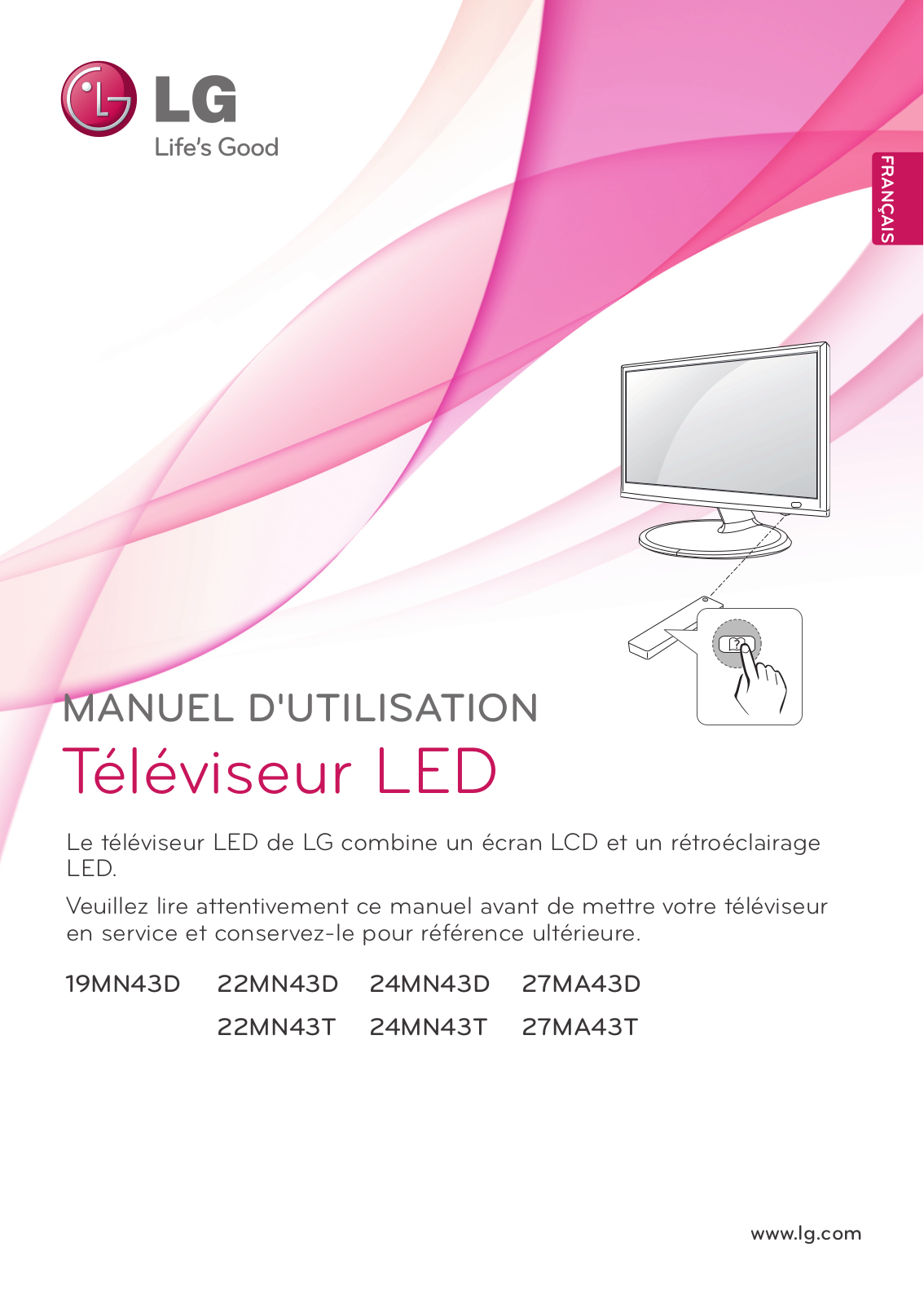 LG 22MN43D, 22MN43T, 24MN43D, 24MN43T, 27MN43D User Manual