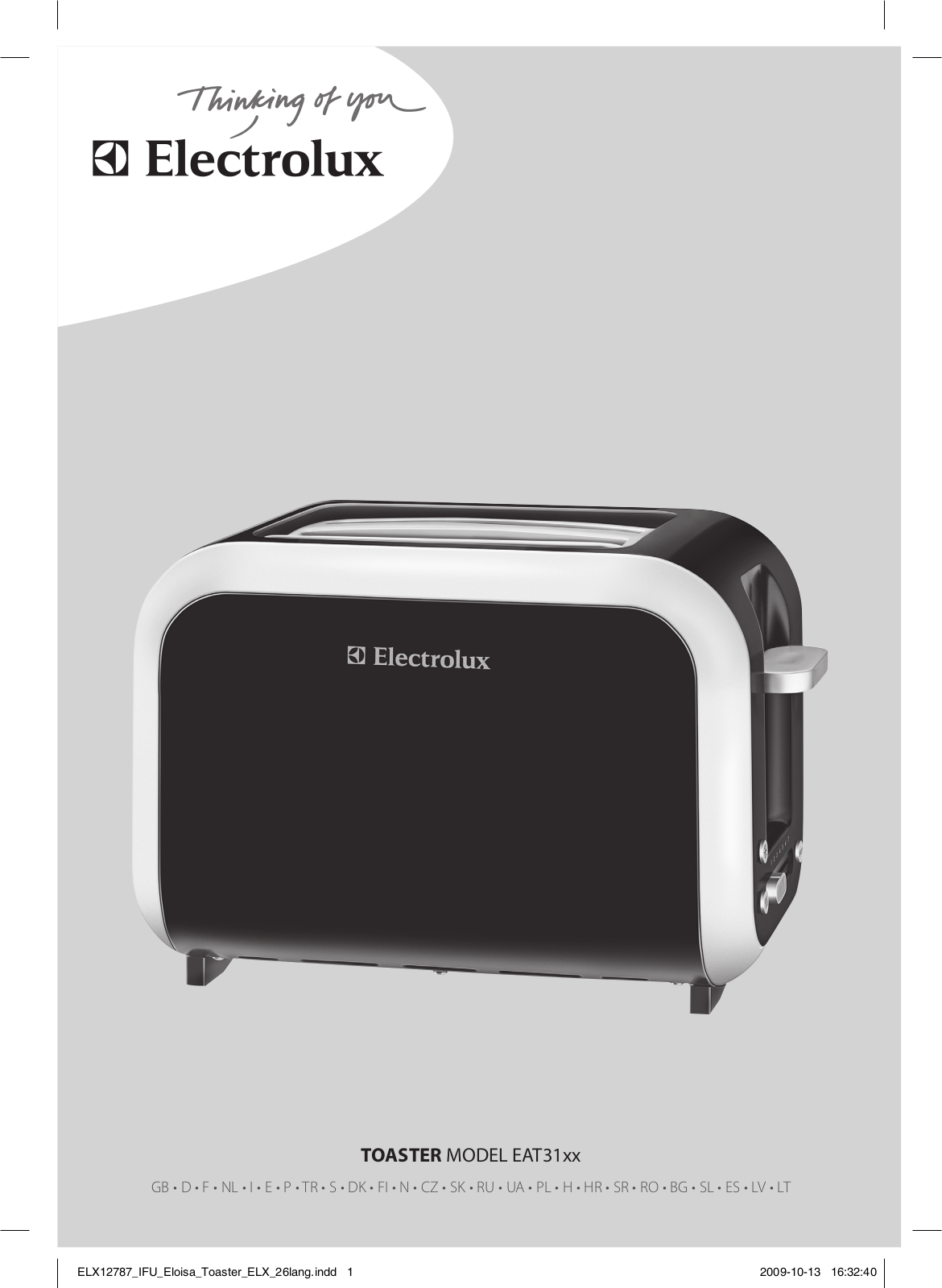 Electrolux EAT 3130 User Manual