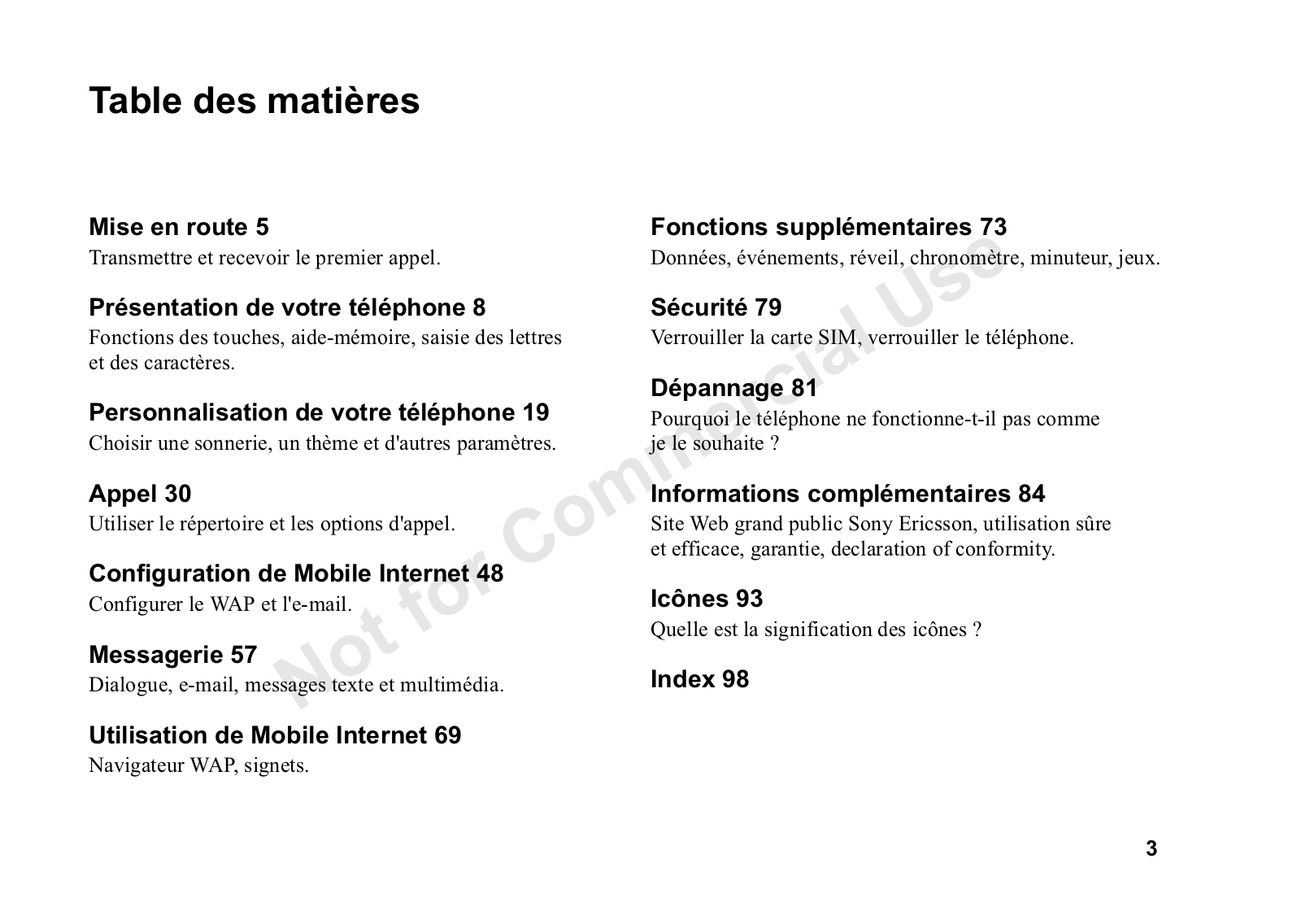 SONY T300 User Manual