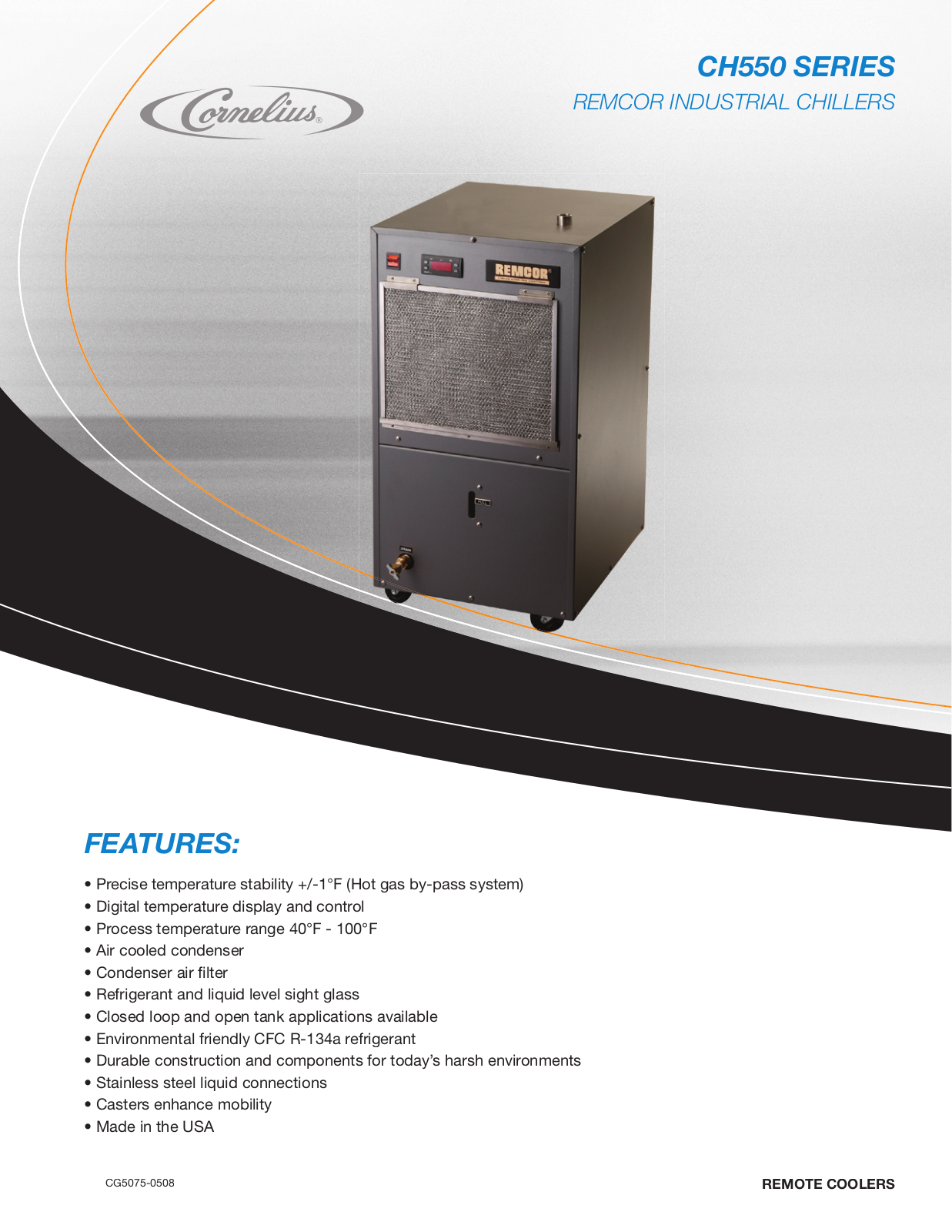 Remcor CH550 Specifications - ManualMachine.com