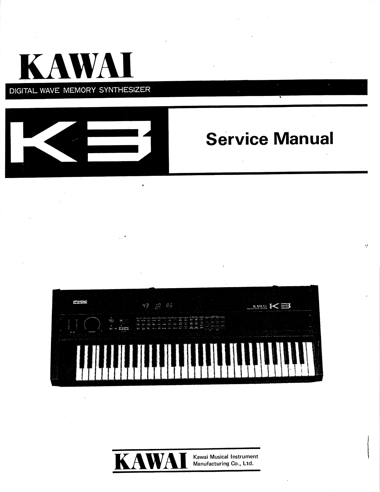 Kawai K3 User Manual