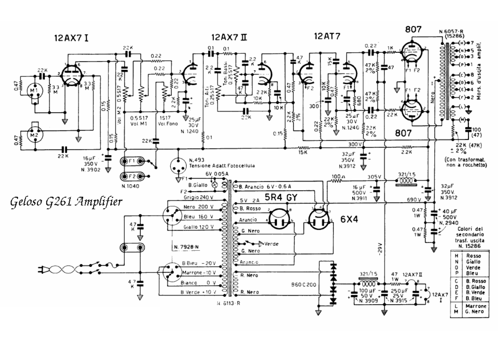 Geloso g261 schematic