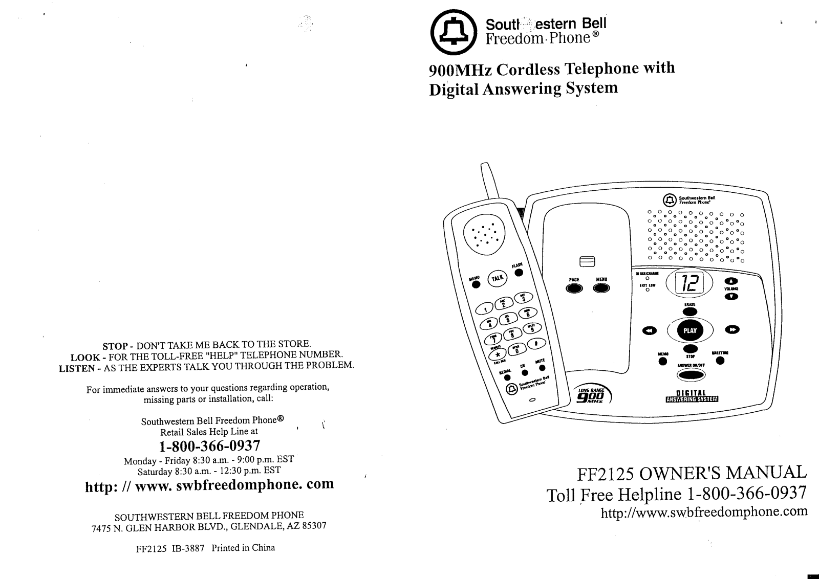 Continental Conair FF2150 Users Manual