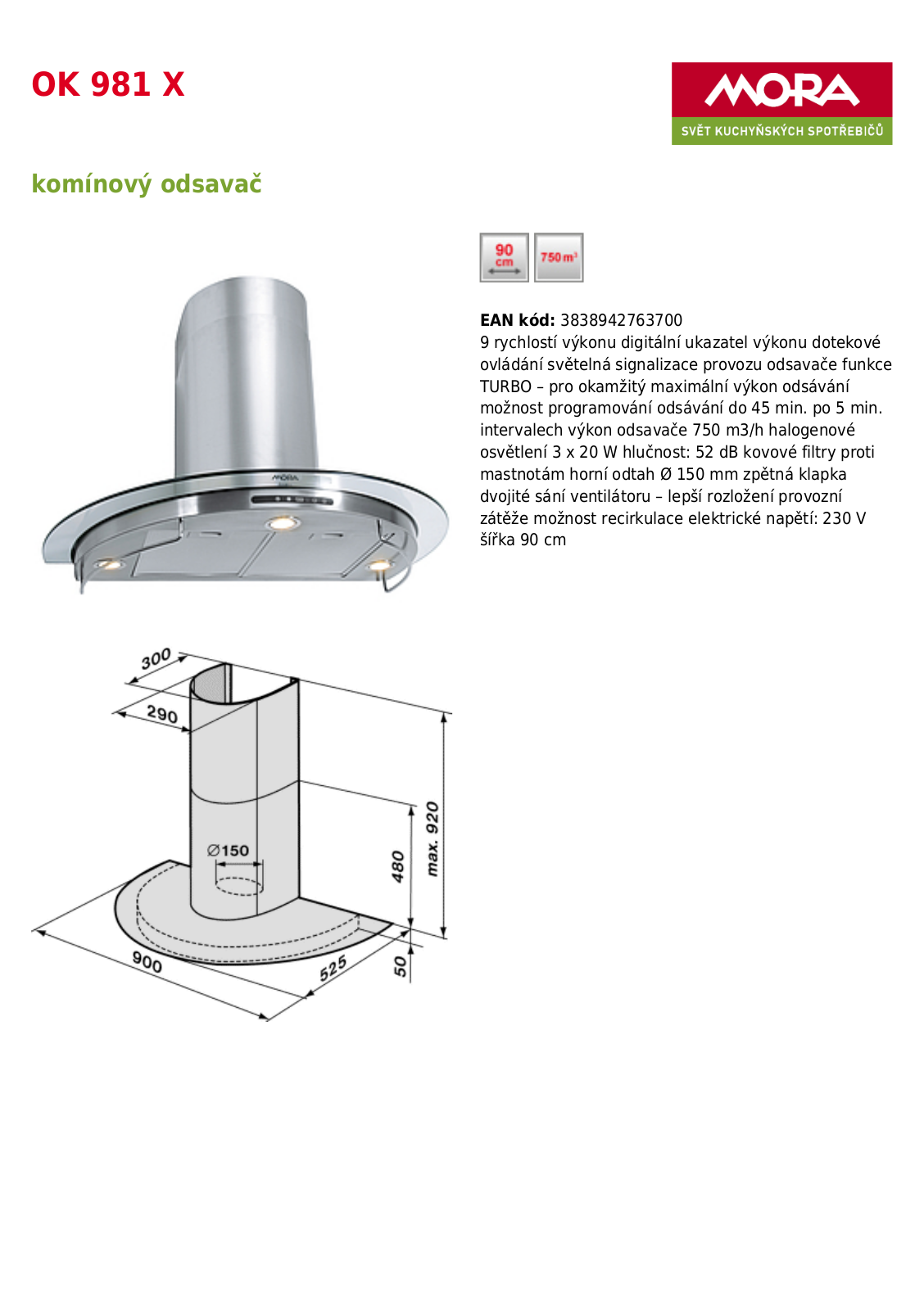 Mora OK 981 X User Manual