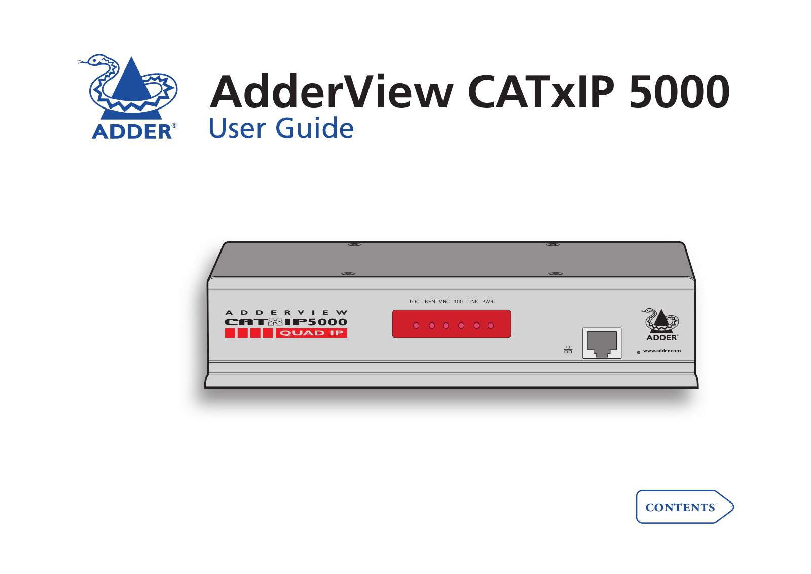 Adder Technology 5000 User Manual