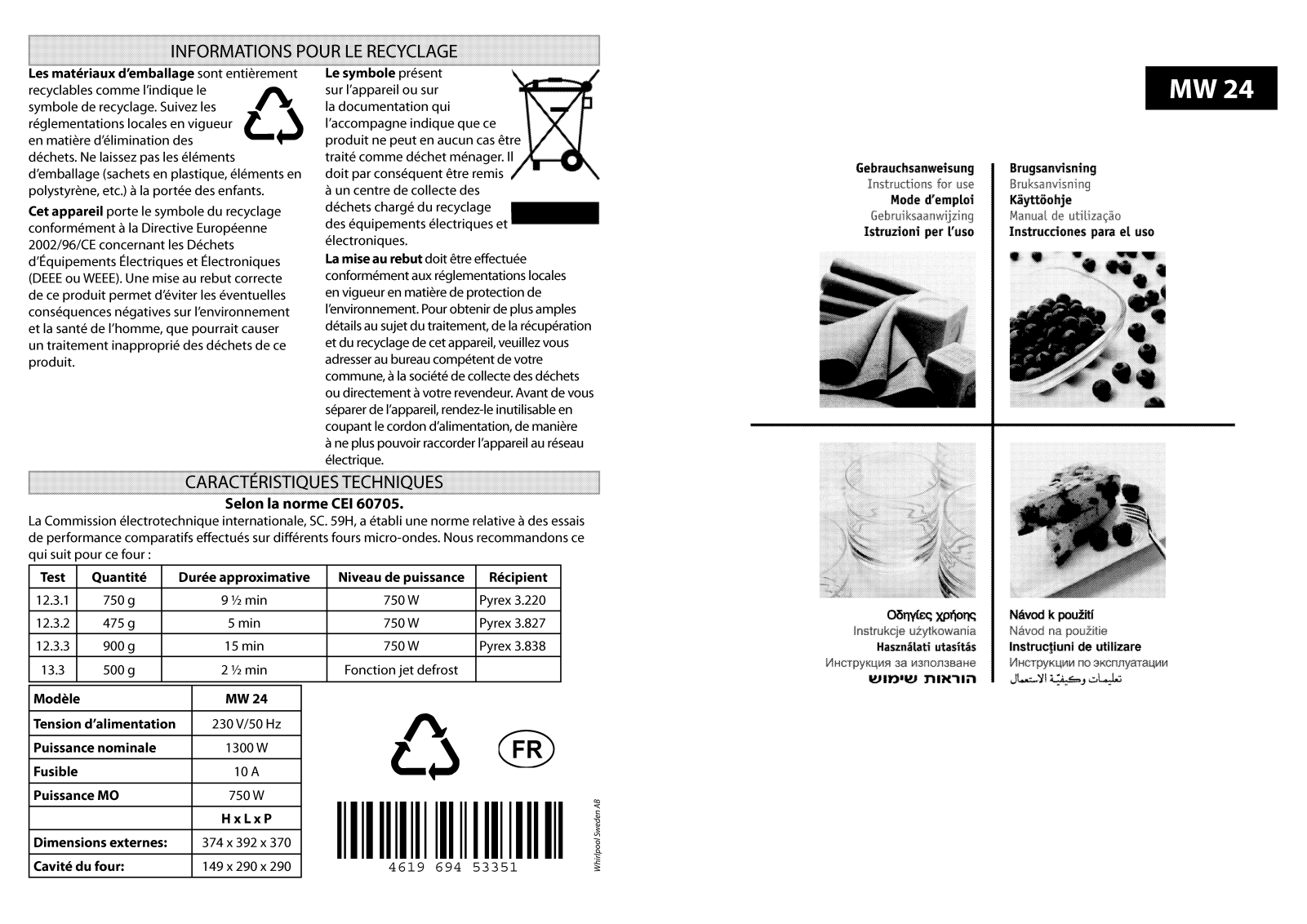 BAUKNECHT MW24 User Manual