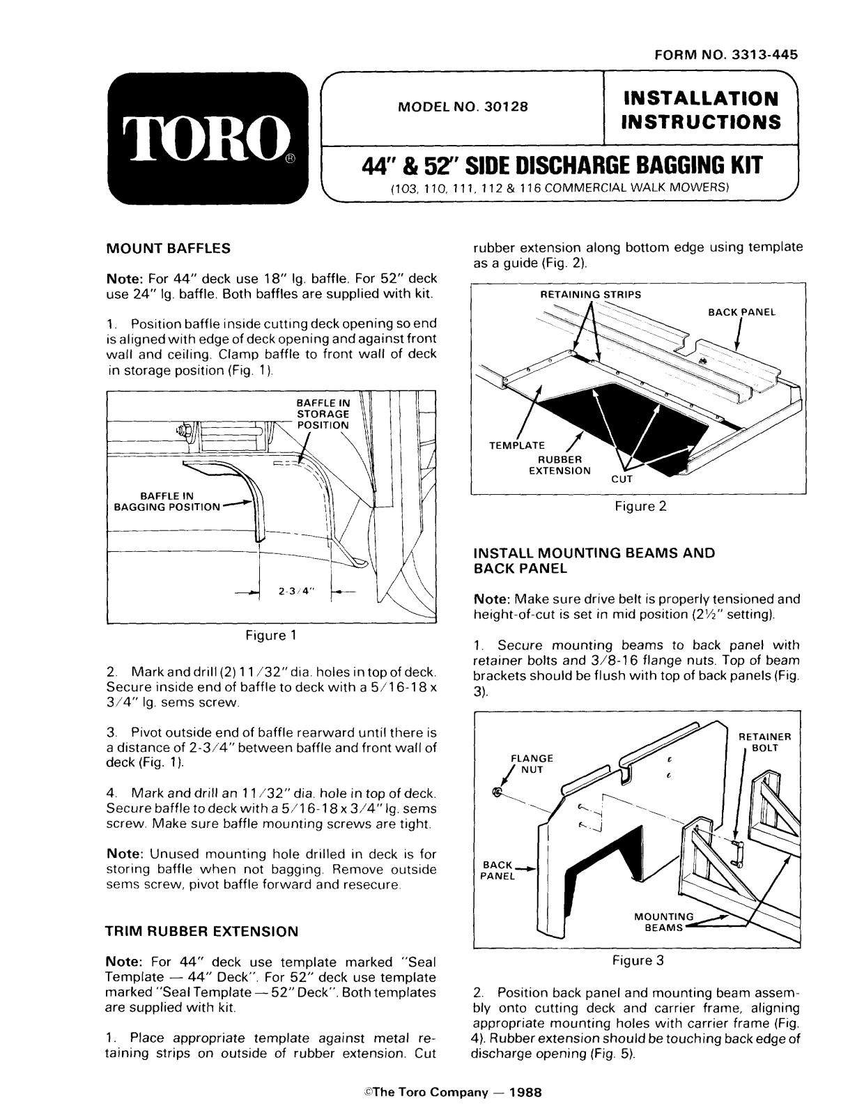 Toro 30128 Operator's Manual