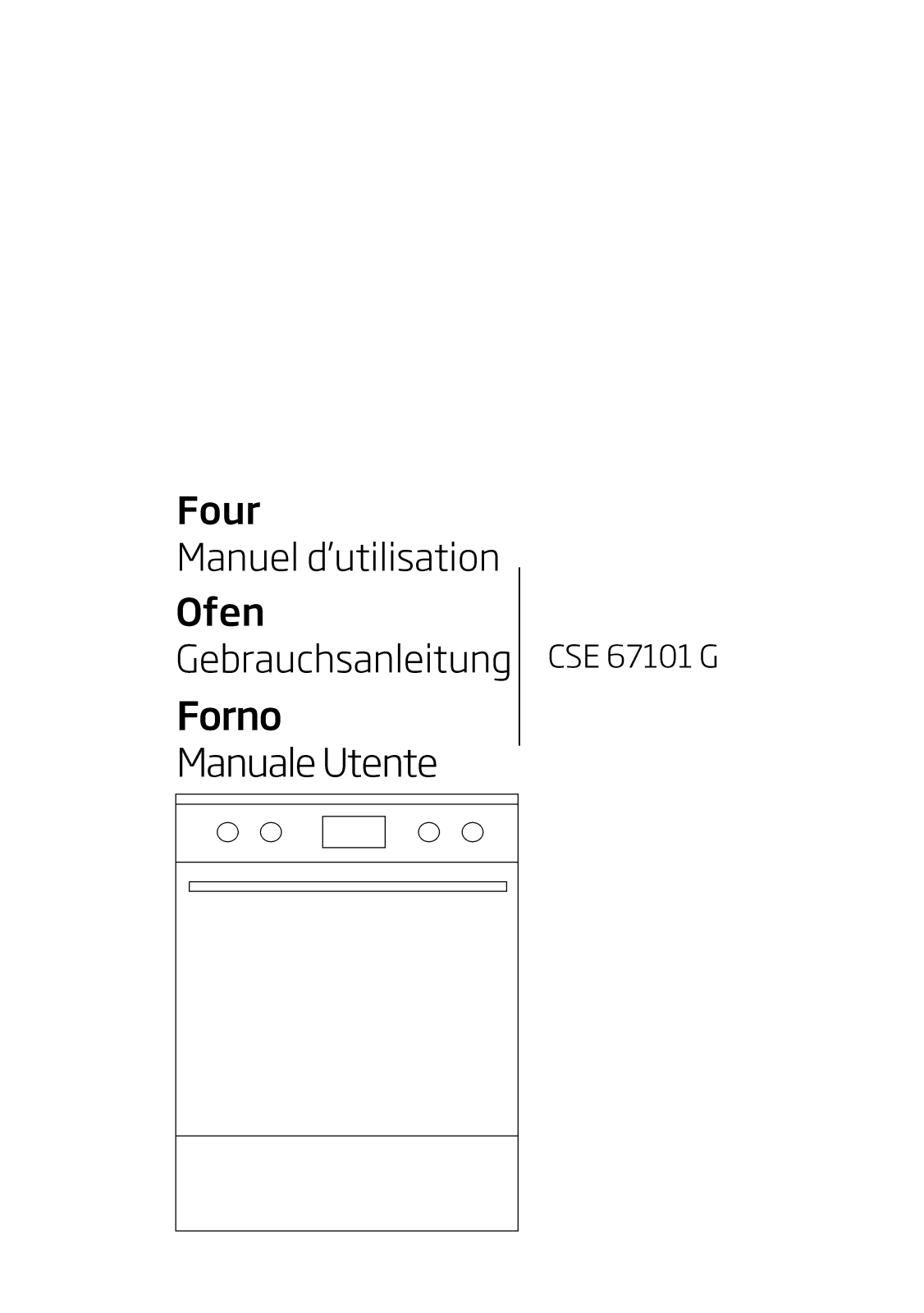 Beko CSE67101G User manual