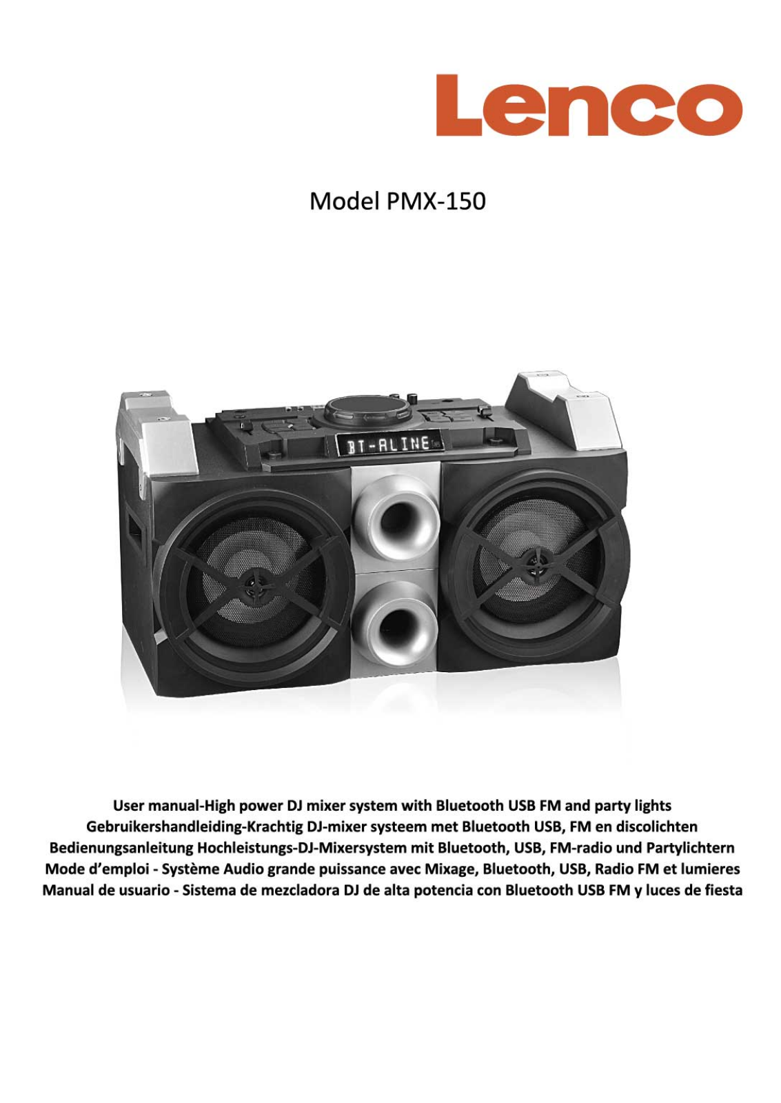 Lenco PMX-150 User Manual