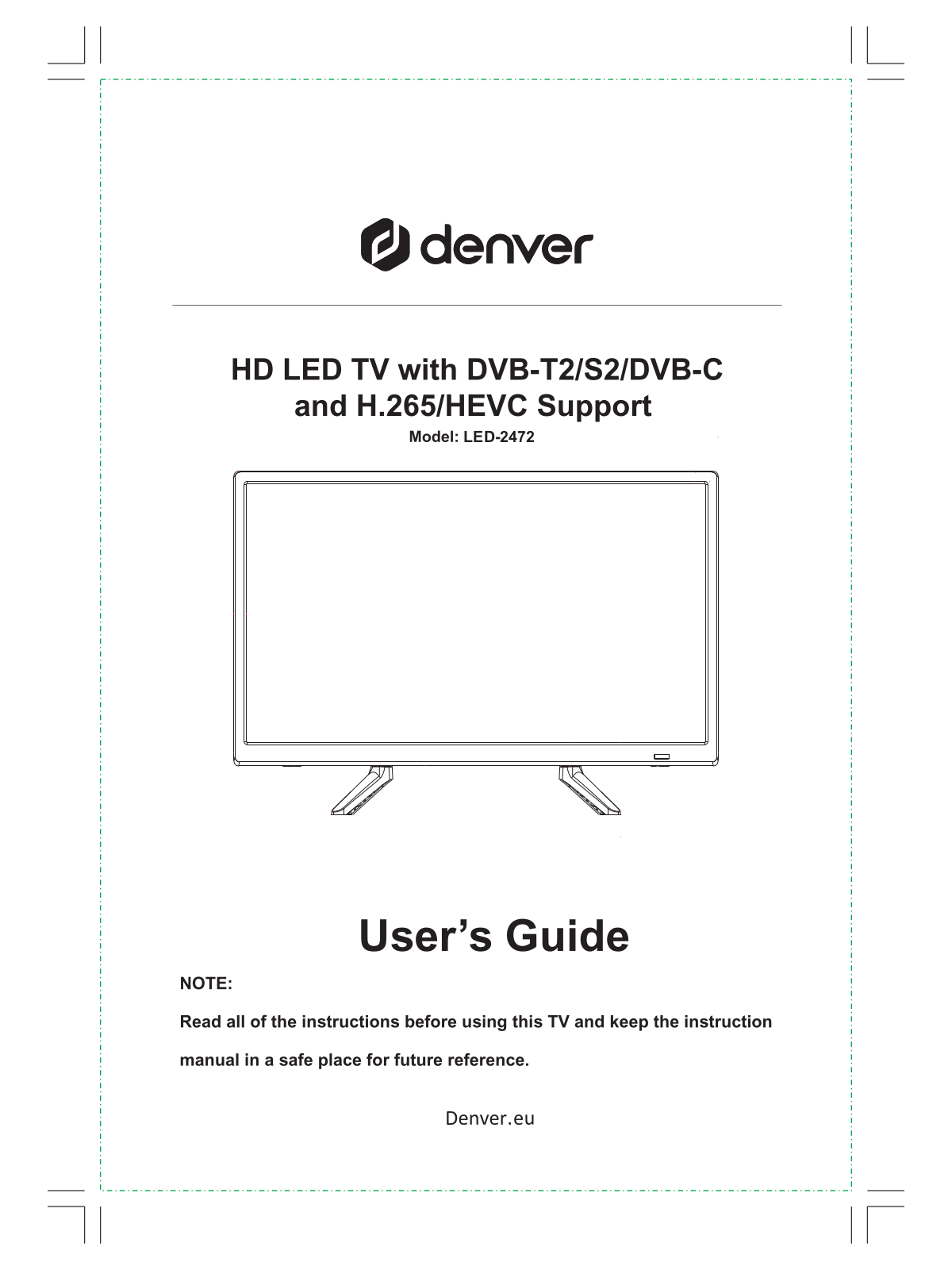 DENVER LED-2472 User guide - ManualMachine.com
