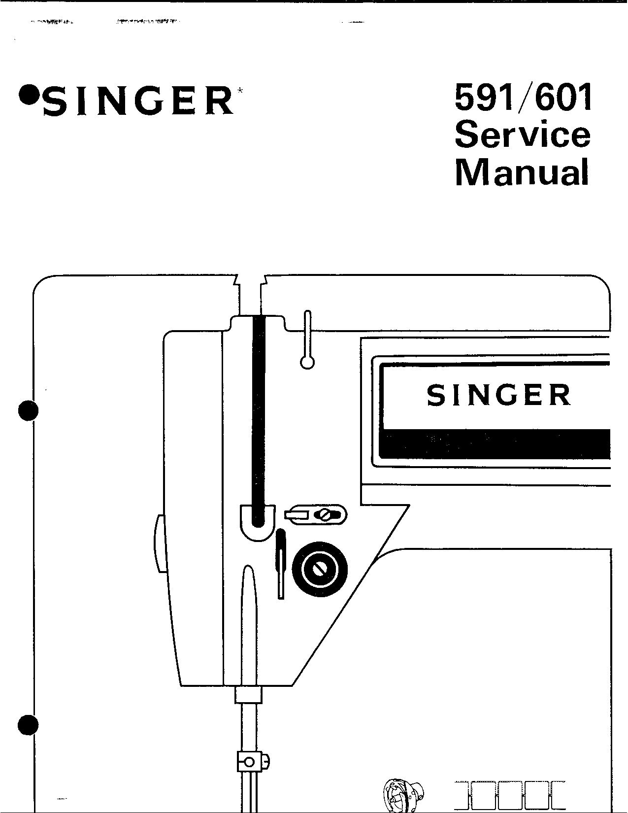Singer 591, 601 User Manual