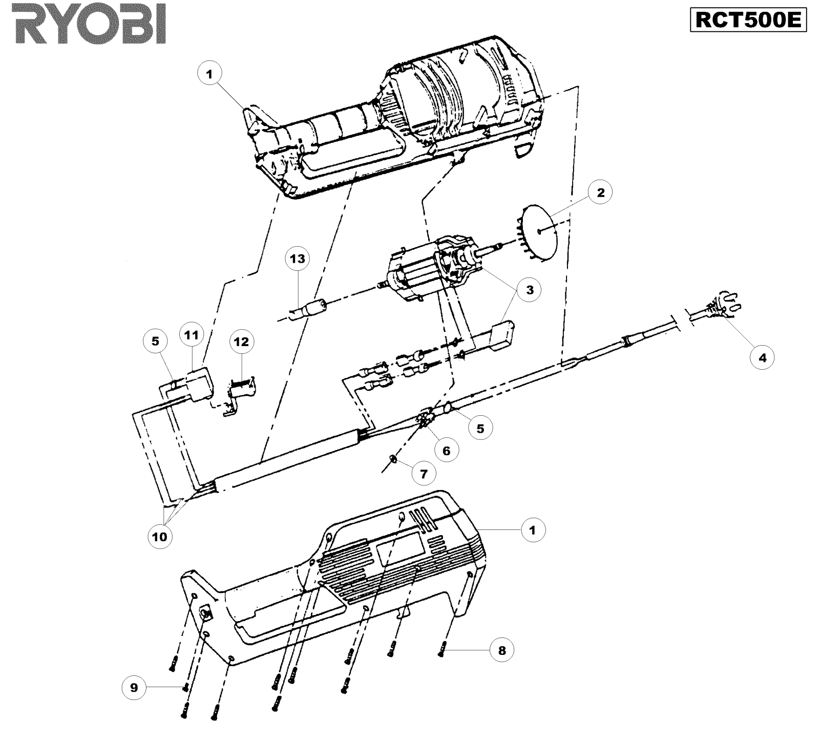 Ryobi RCT500E User Manual