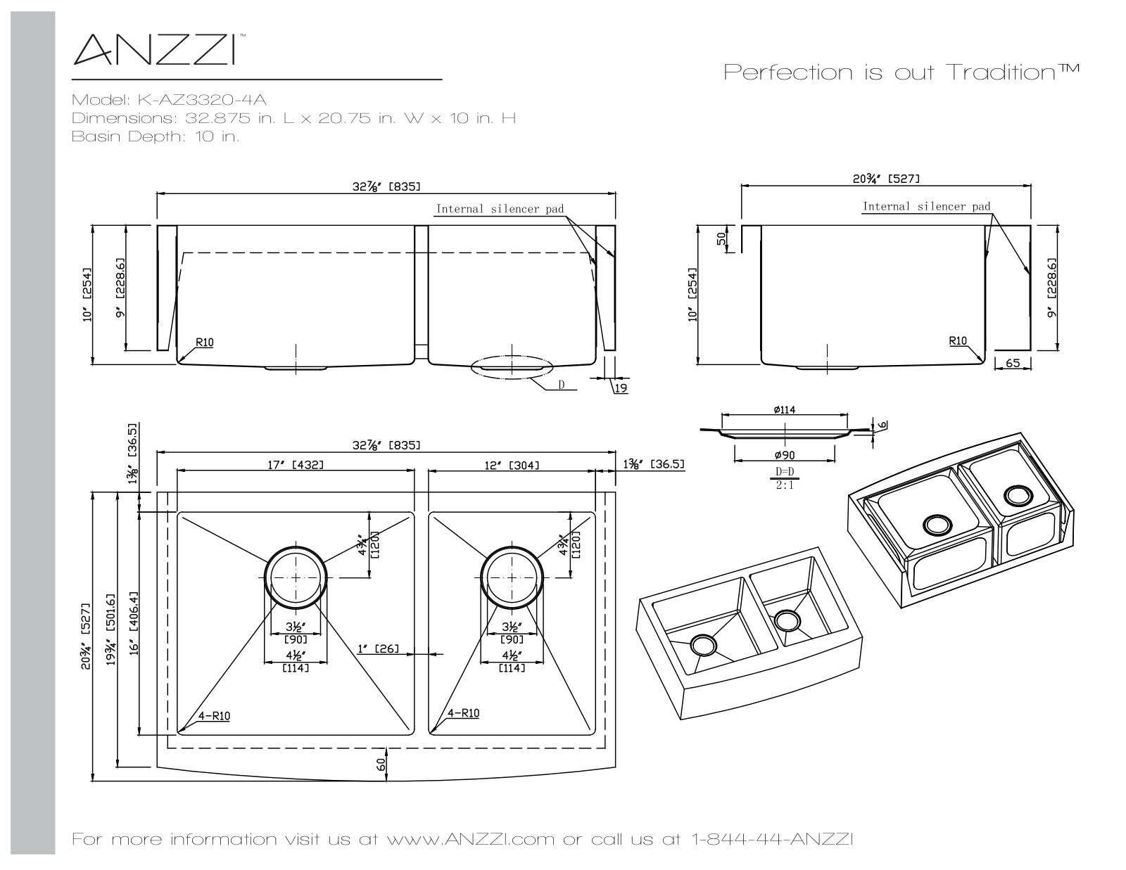 ANZZI ANZI1124 Specifications - ManualMachine.com