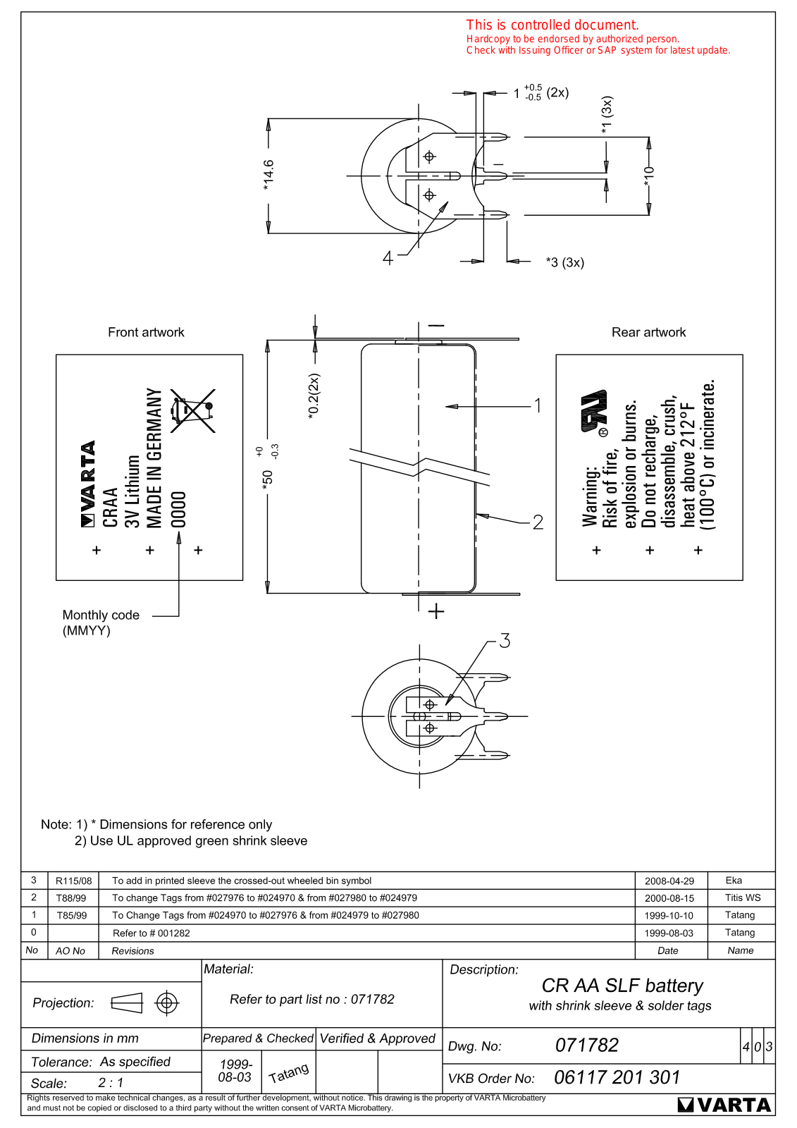 Datasheet 6117201301 Specification - ManualMachine.com