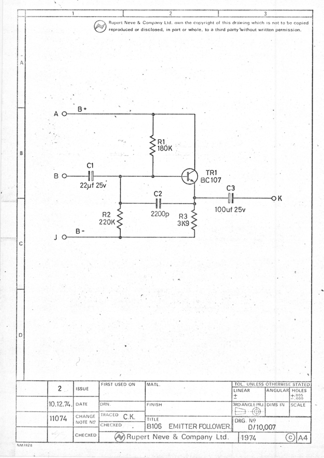 Neve 0106 User Manual