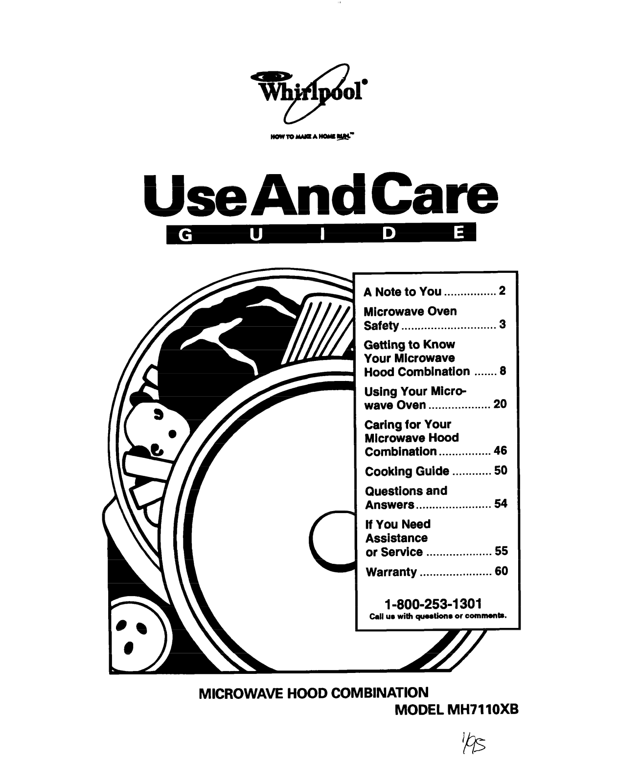 Whirlpool MH7110XB User Manual