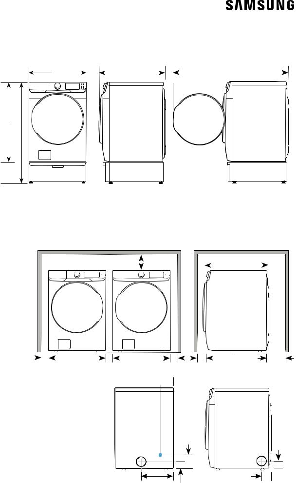 Samsung DVE50A8600V Specification Sheet