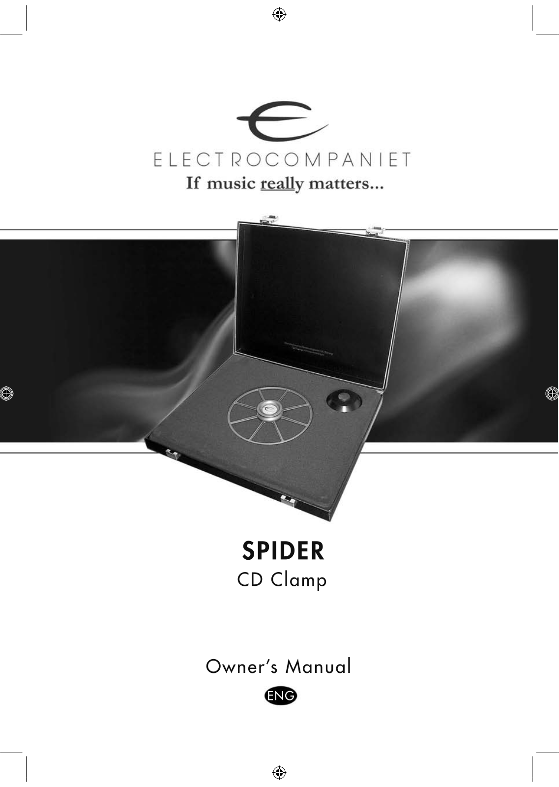 Electrocompaniet SPIDER User Manual