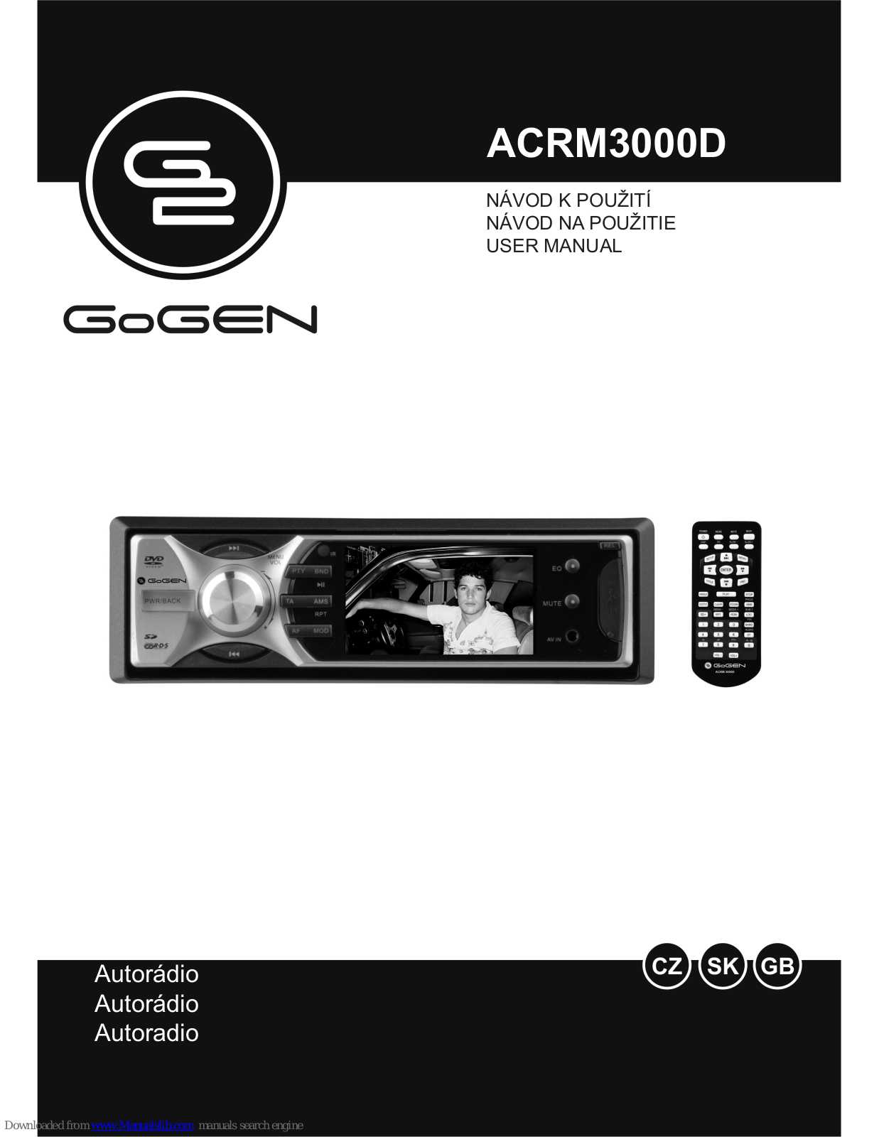 Gogen ACRM3000D User Manual