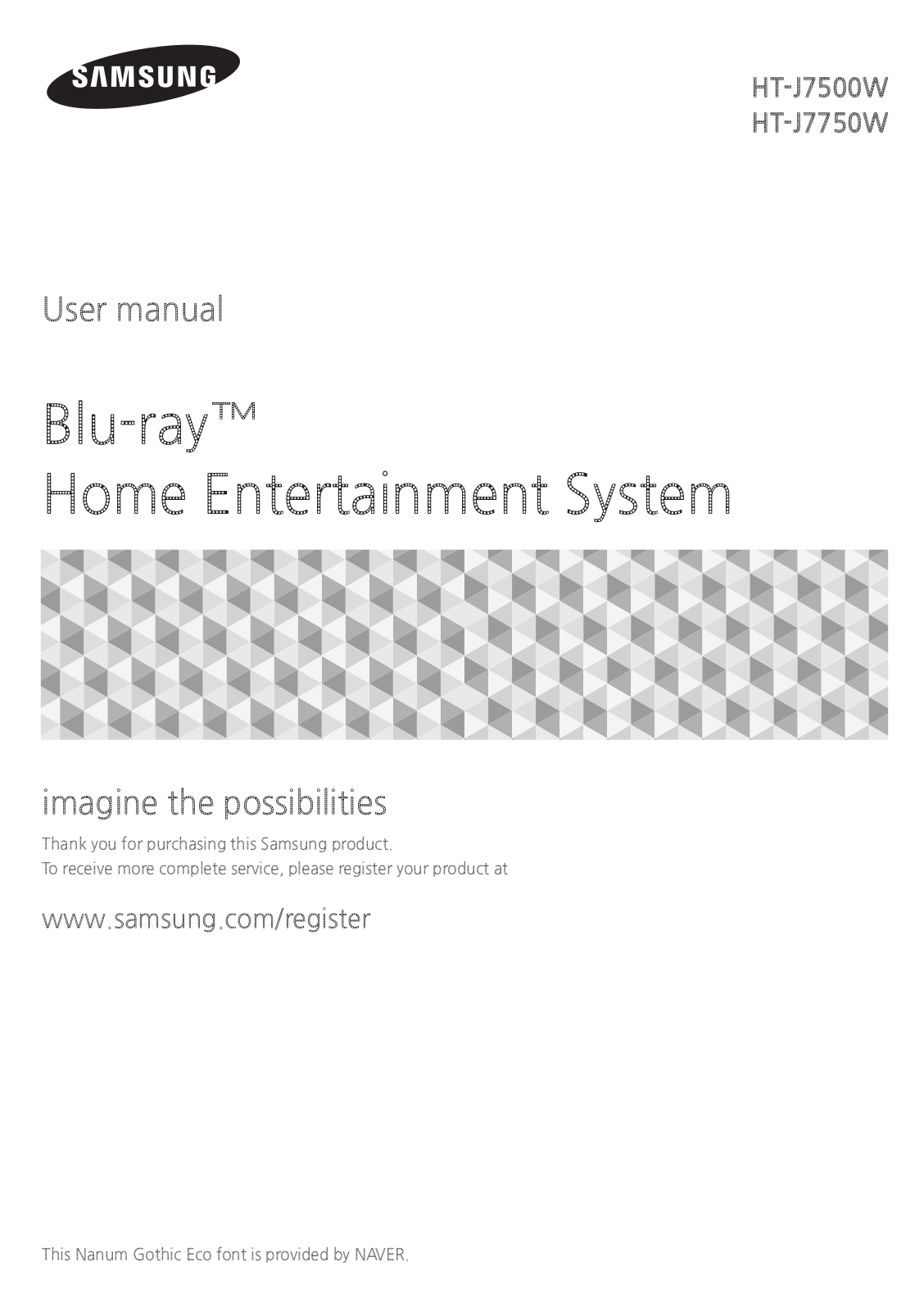 Samsung HT-J7500W, HT-J7750W Operating Instructions