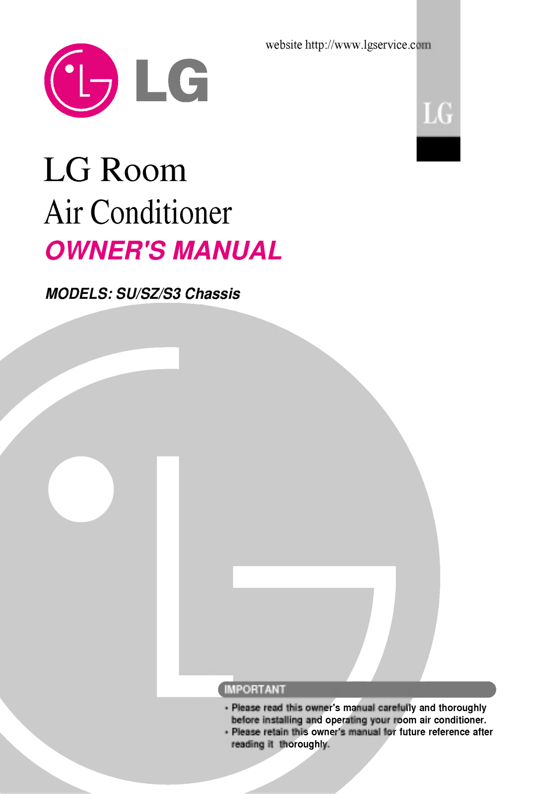 LG AS-H2463DM1 Owner’s Manual